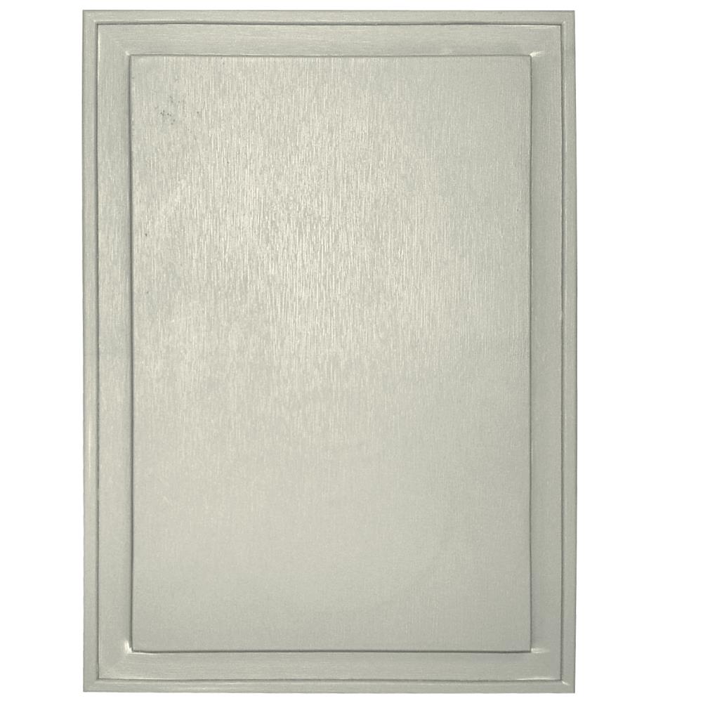 Builders Edge 130120009082 10-in x 14-in Linen Vinyl Universal Mounting Block