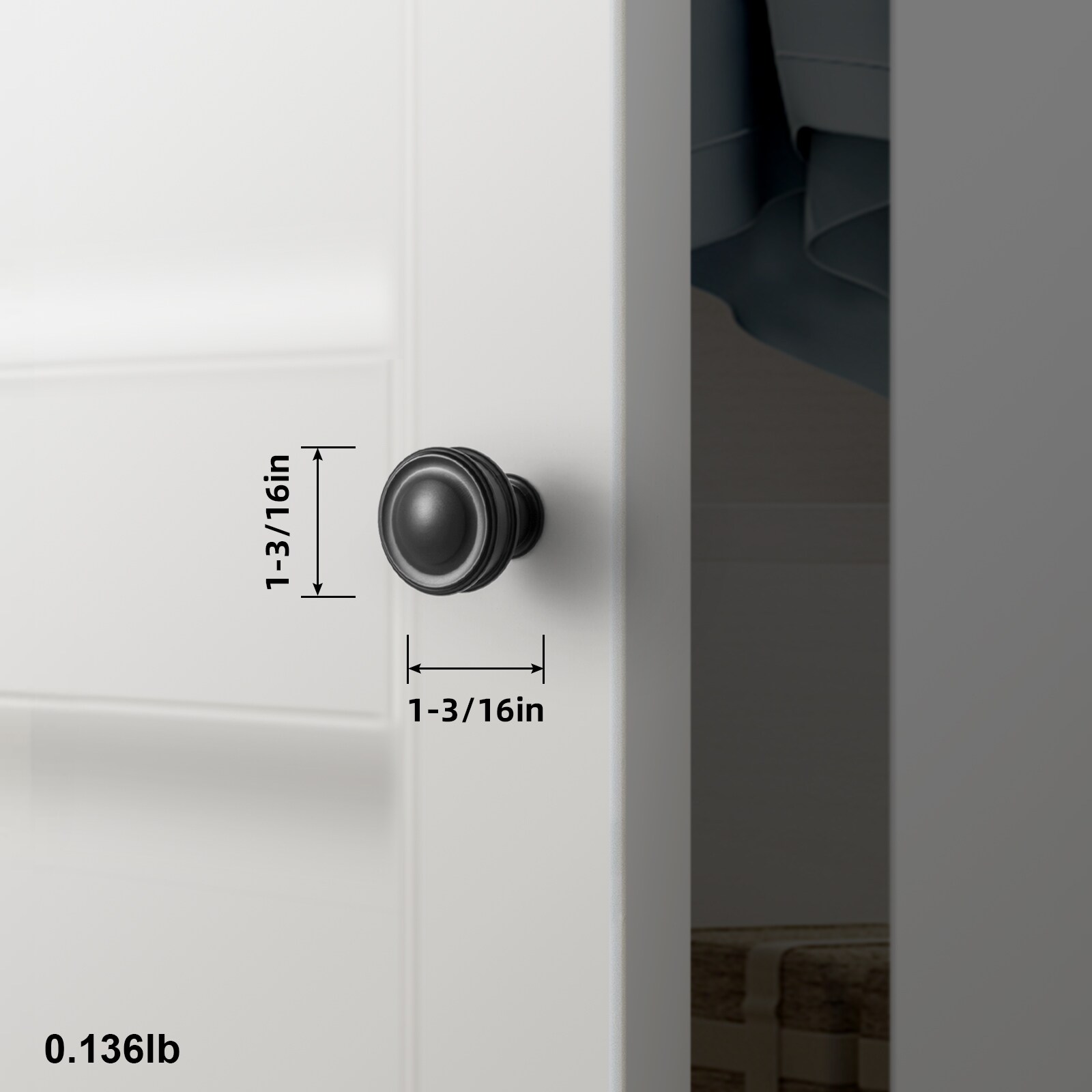 Miaokesen 7597B-DK-6 Cabinet-Knobs - View #2