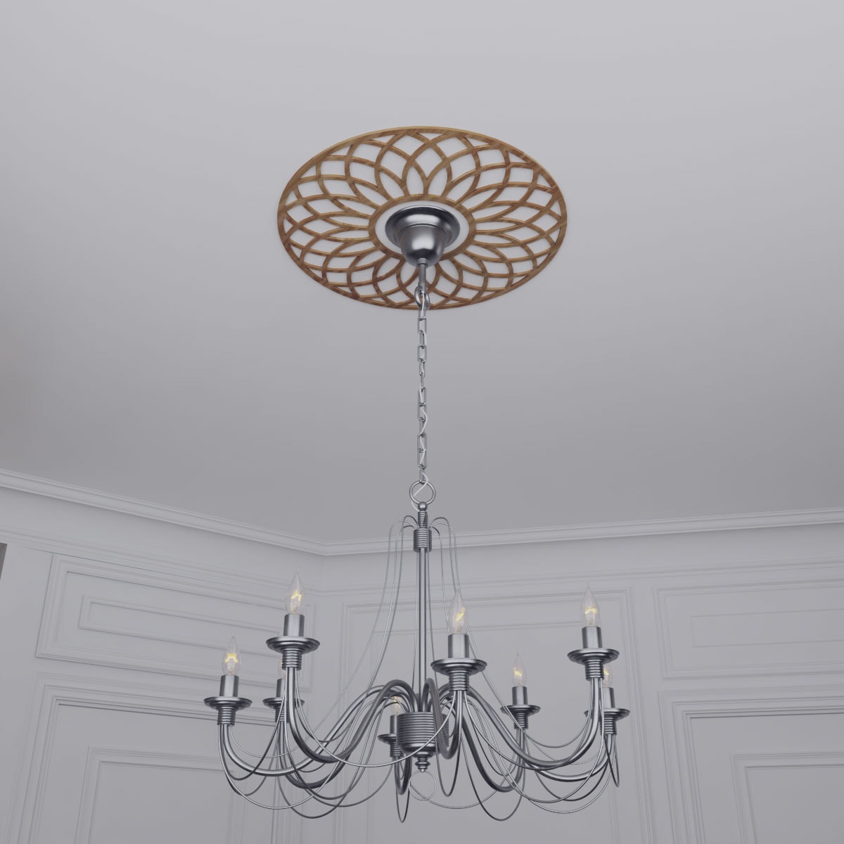 Ekena Millwork CMWP22X22X0250CNWA Ceiling-Medallions - View #16
