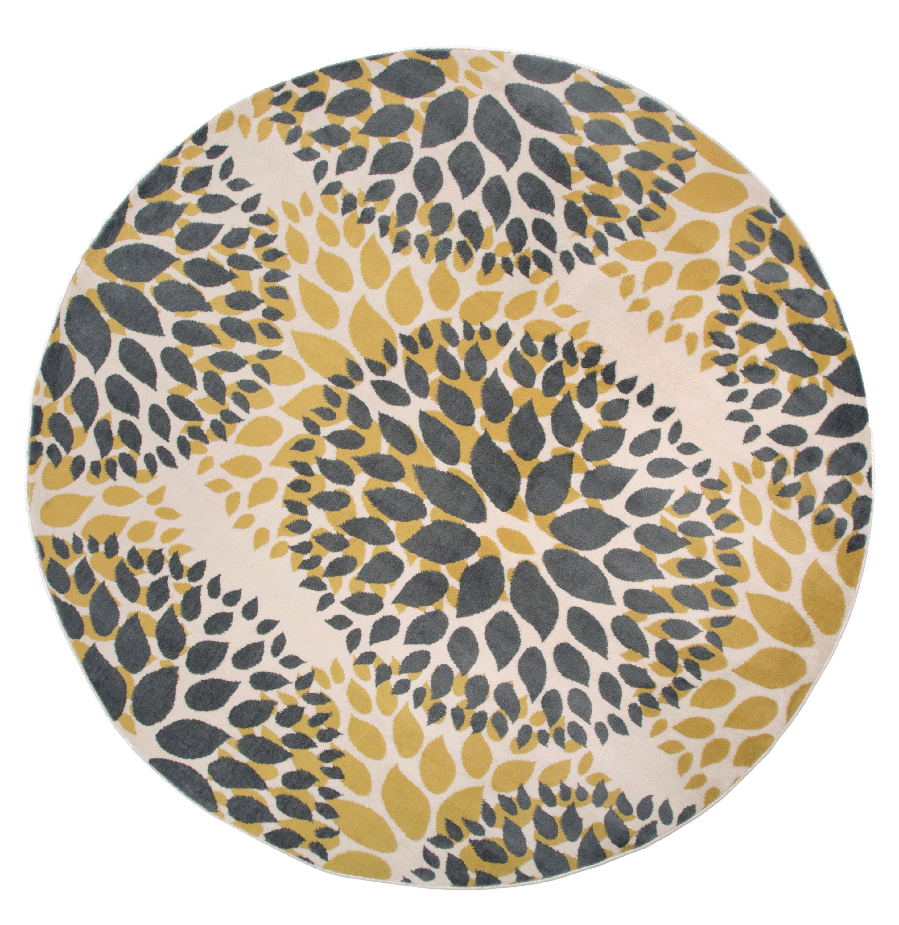 World Rug Gallery 9099 YELLOW 6RND rugs - View #2