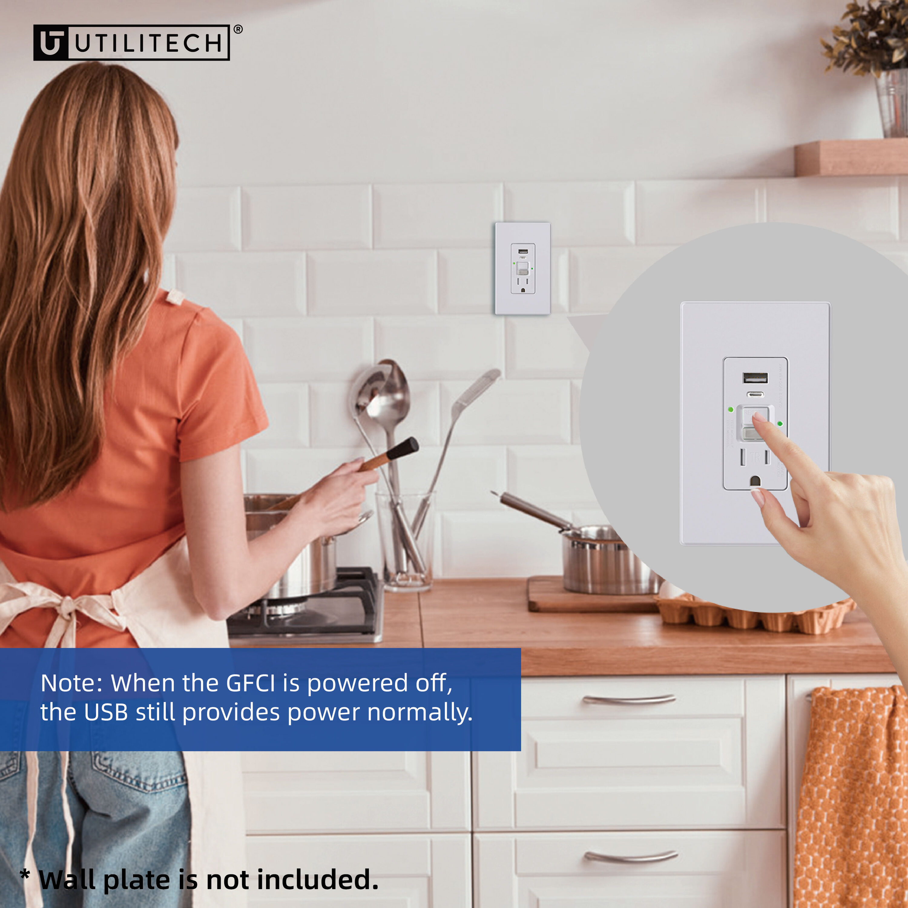 Utilitech LGR2315ACL1-WH receptacles - View #10