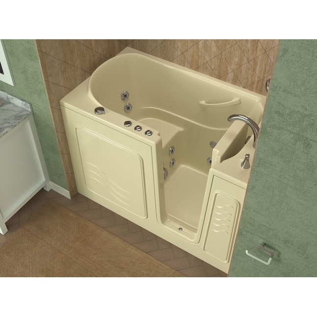 HD Series 30 in. x 54 in. Right Drain Quick Fill Walk-In Soaking Bathtub in Biscuit HD Series 30 in. x 54 in. Right Drain Quick Fill Walk-In Soaking Bathtub in Biscuit