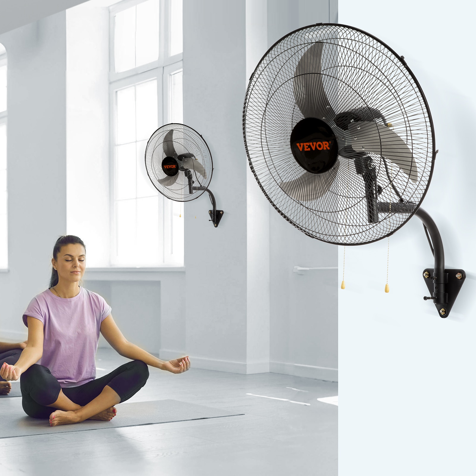 VEVOR GYBGSFS2JT20XQYKAV1 Wall-Mounted-Fans - View #2