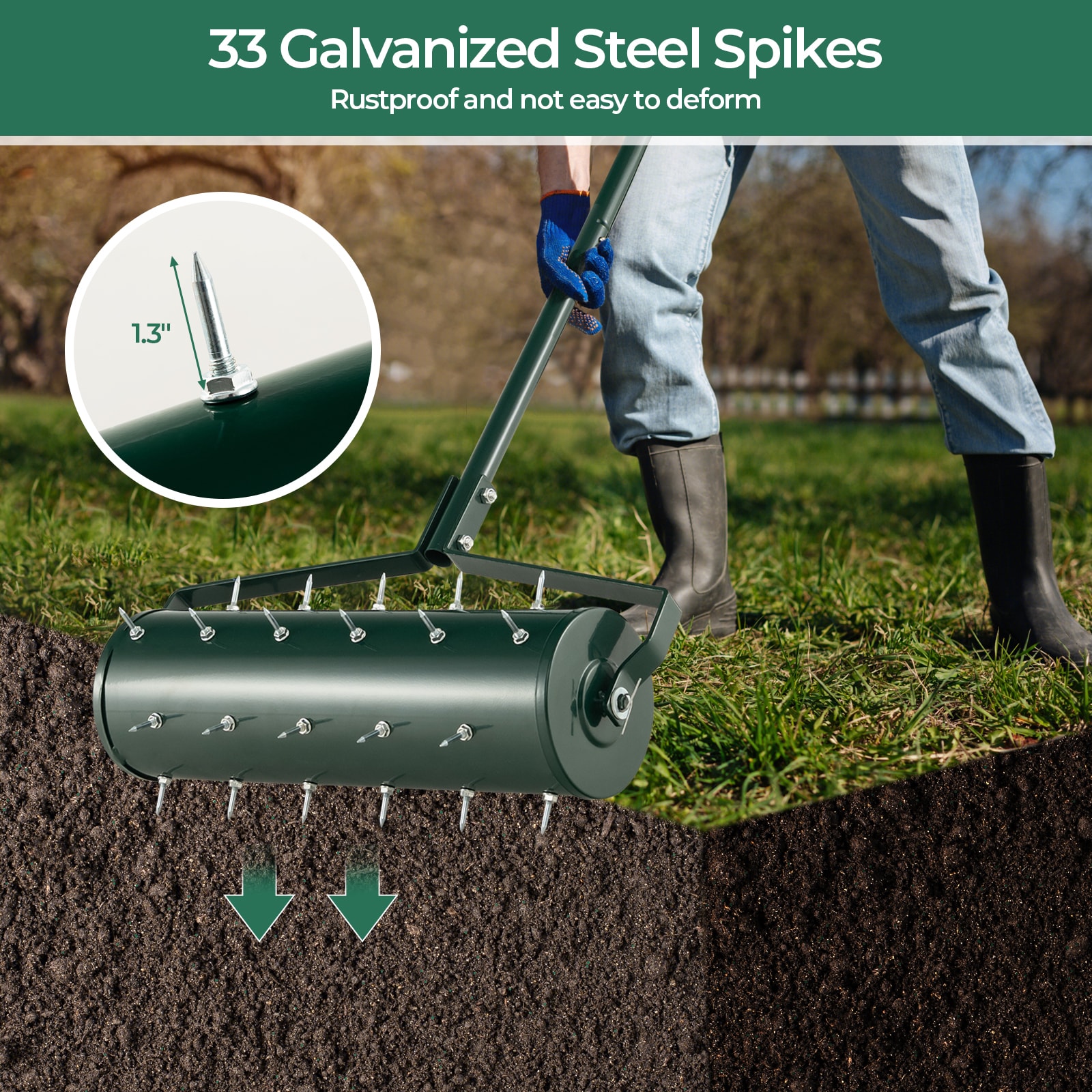 WELLFOR TWSG037-WH Spiker-Aerator - View #4