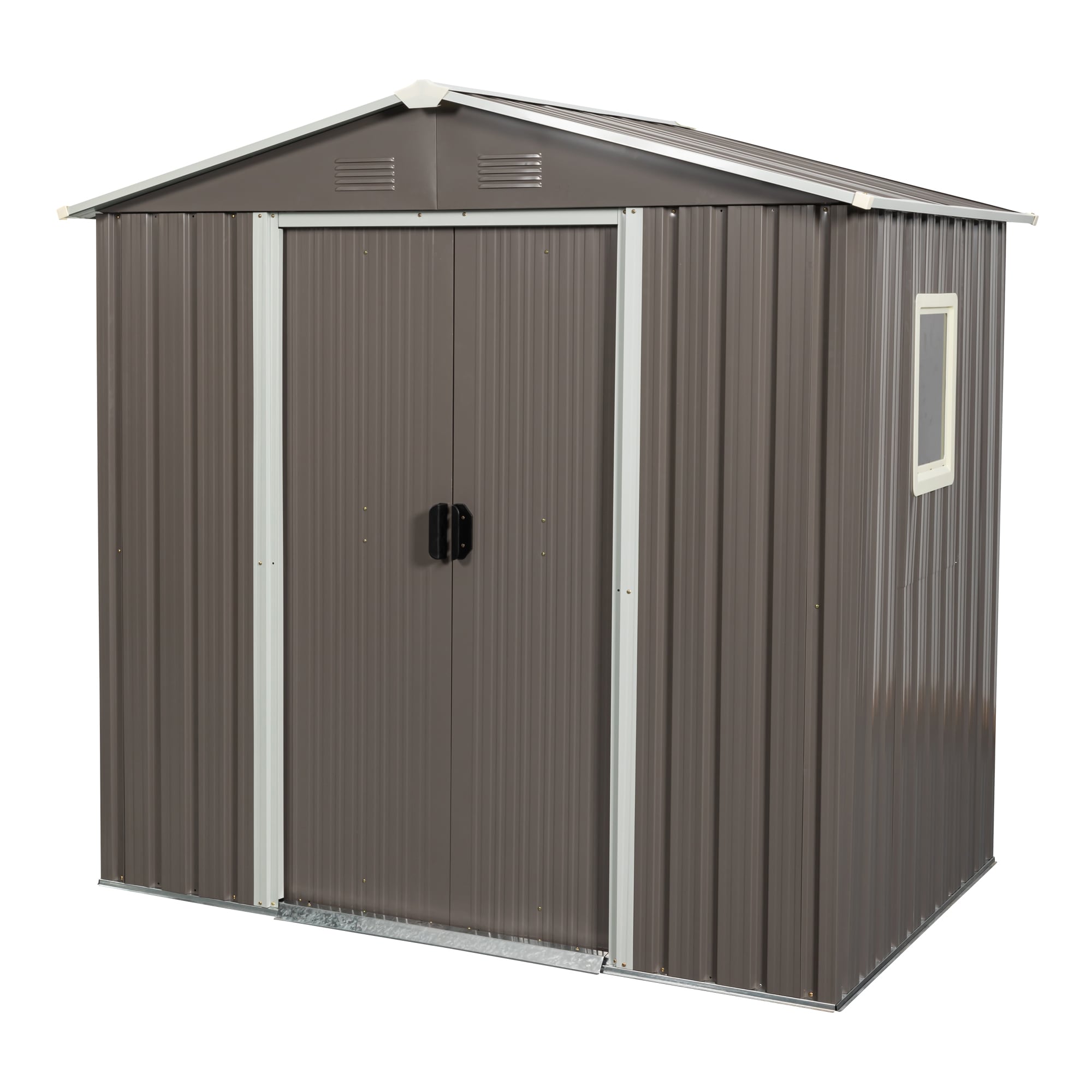 Clihome CL-WC5436GY 5-Feet x 6-Feet Galvanized steel Storage Shed
