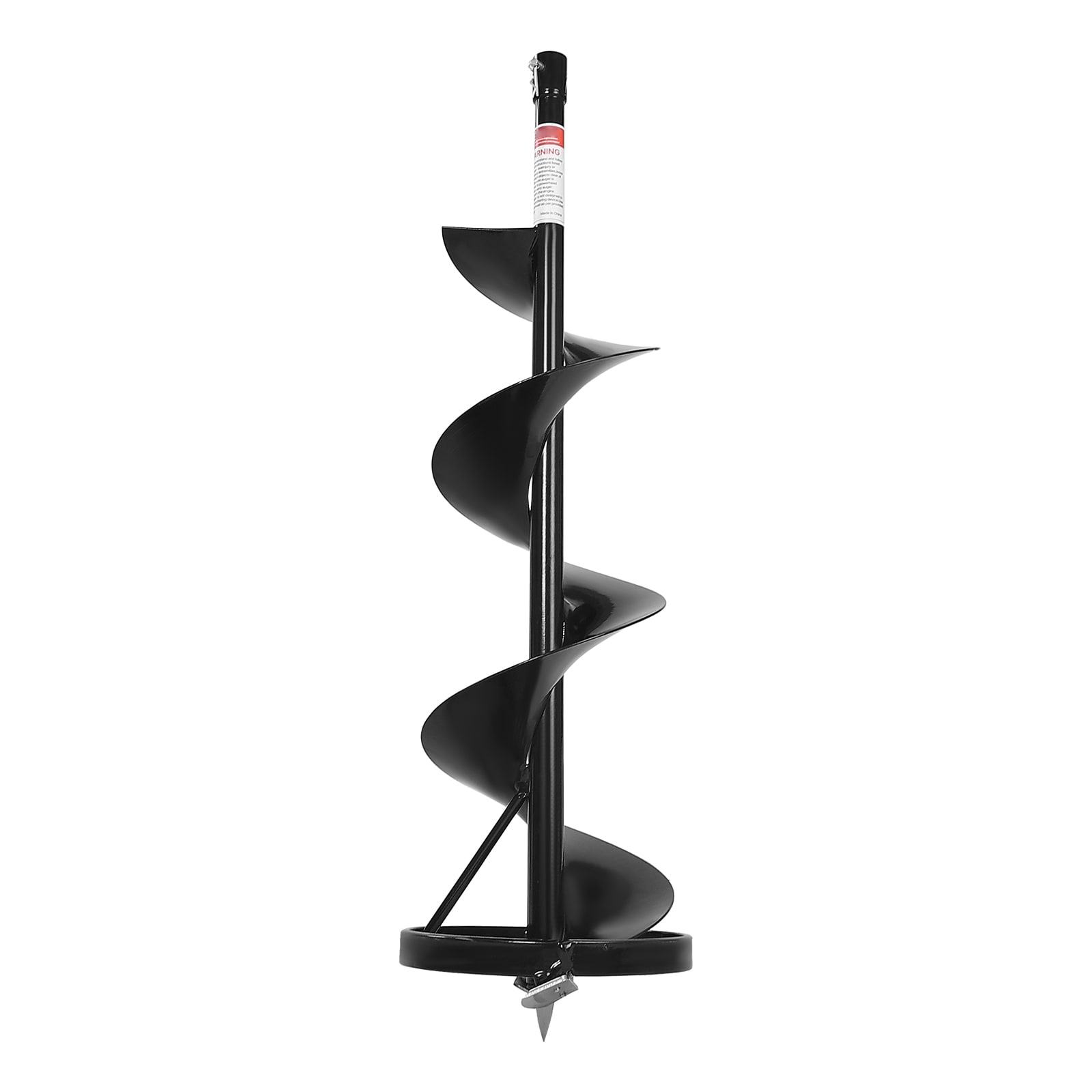 GIVIMO - 8-in Ice Auger Drill Bit 31.5-in Long Q235 Carbon Steel 4Cr13 Blade Ice Fishing Auger Re...
