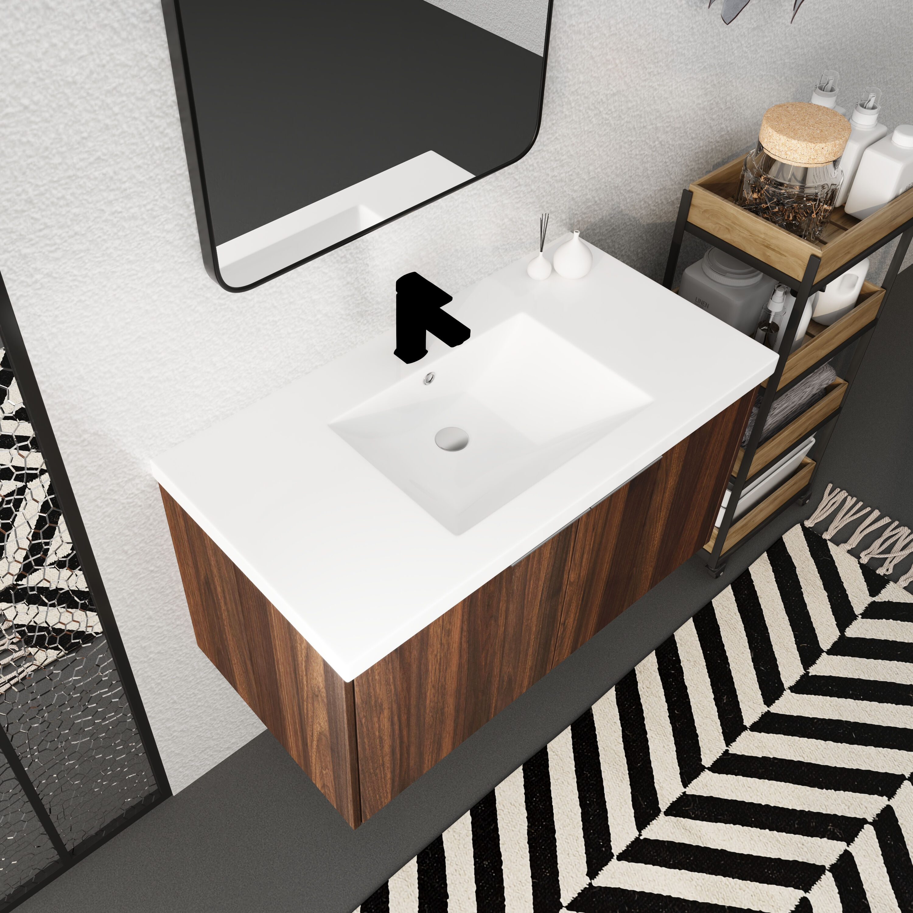 Wooakway FXLS0606-605BV052 Bath-Vanity-Combo - View #16