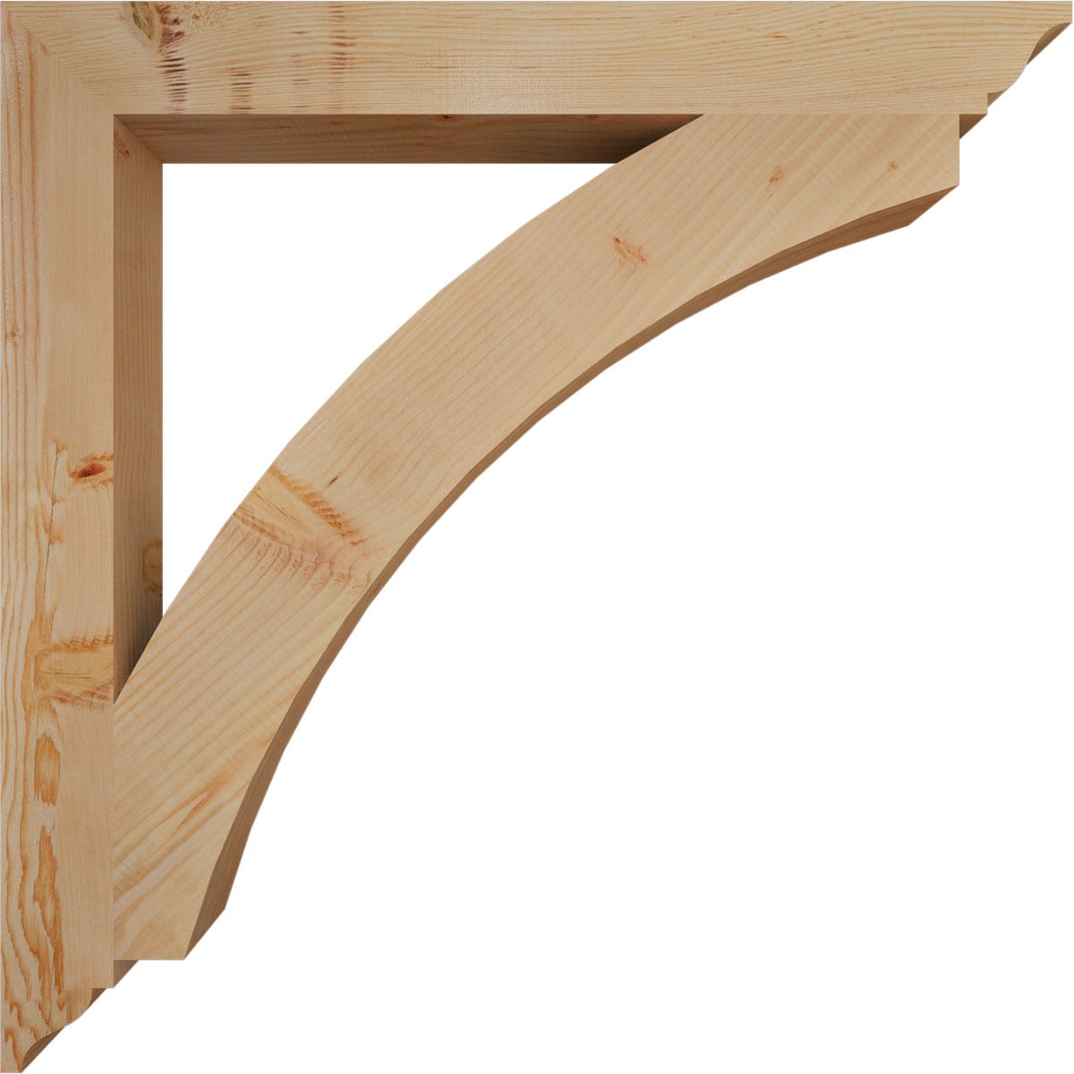 Ekena Millwork BKT04X38X38THR01SDF Exterior-Brackets-Braces - View #3