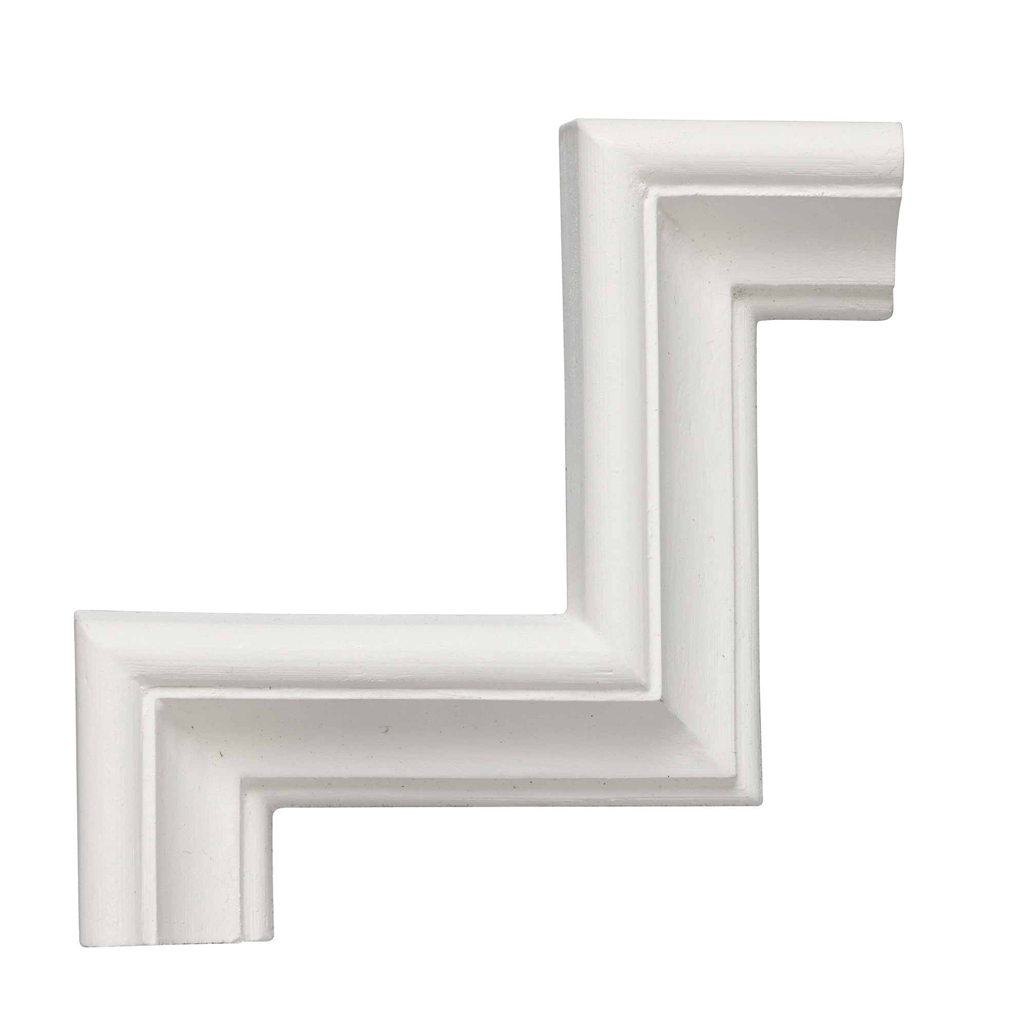 Ornamental Mouldings 20512AIDE-SQRPOLY Traditional 4-1/4-in x 6/17-in Unfinished PVC 20512 Corner Picture Frame Moulding