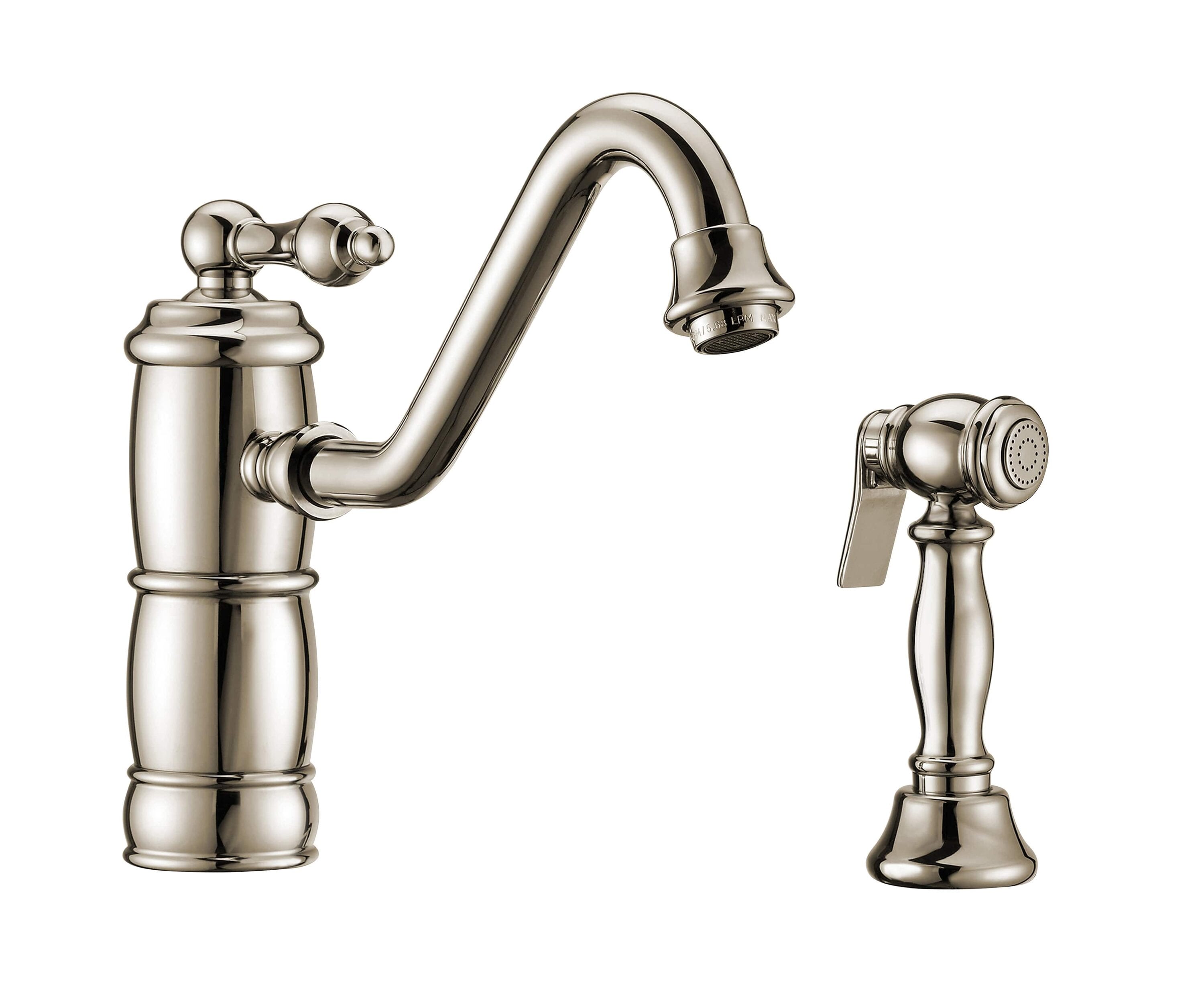 Whitehaus Collection WHKTSL3-2200-NT-PN Kitchen-Faucets - View #2