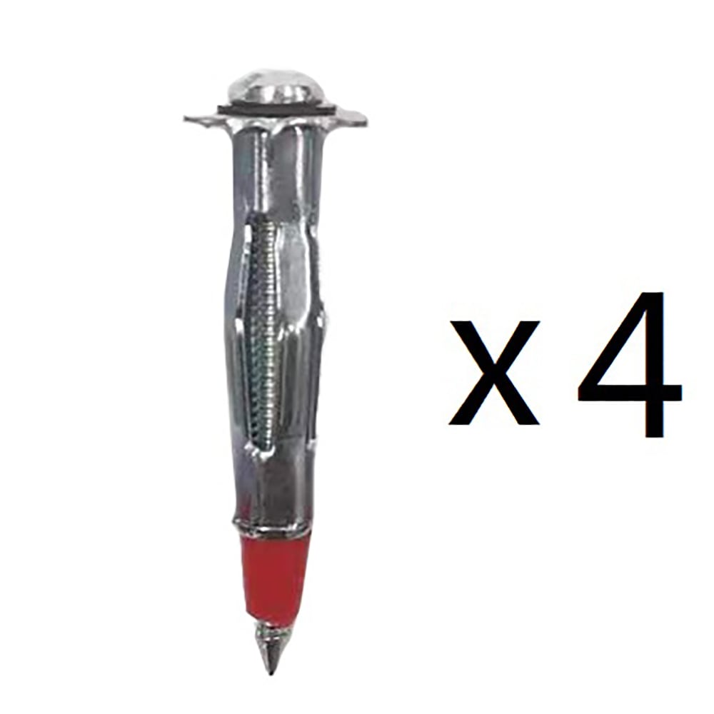 Project Source 21-9571 20-lb 1/8-in x 2-in Drywall Anchors with Screws Included 4 -Pack