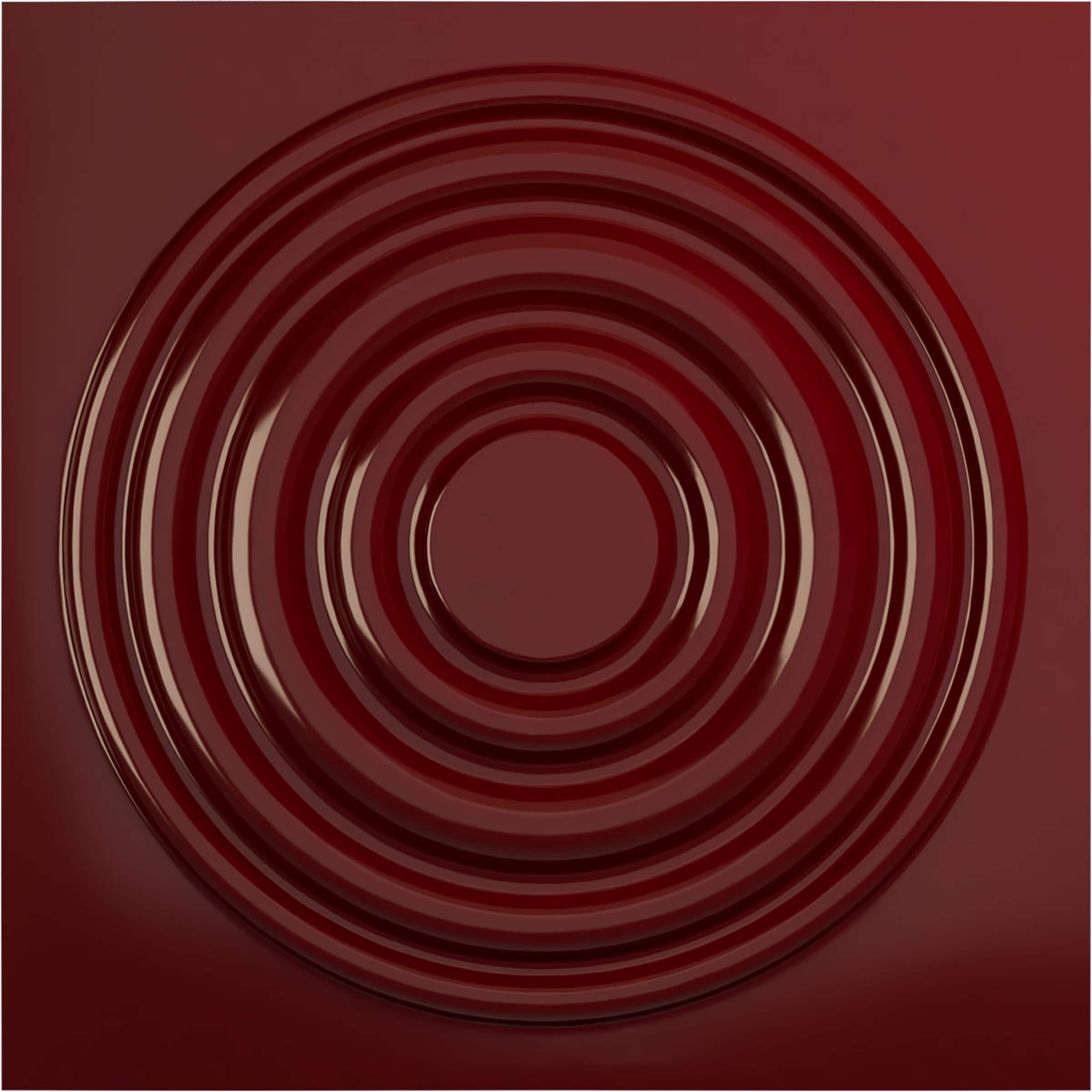 Ekena Millwork WP20X20WDHML 19-5/8-in x 19-5/8-in Embossed Gloss Merlot PVC Wall Panel
