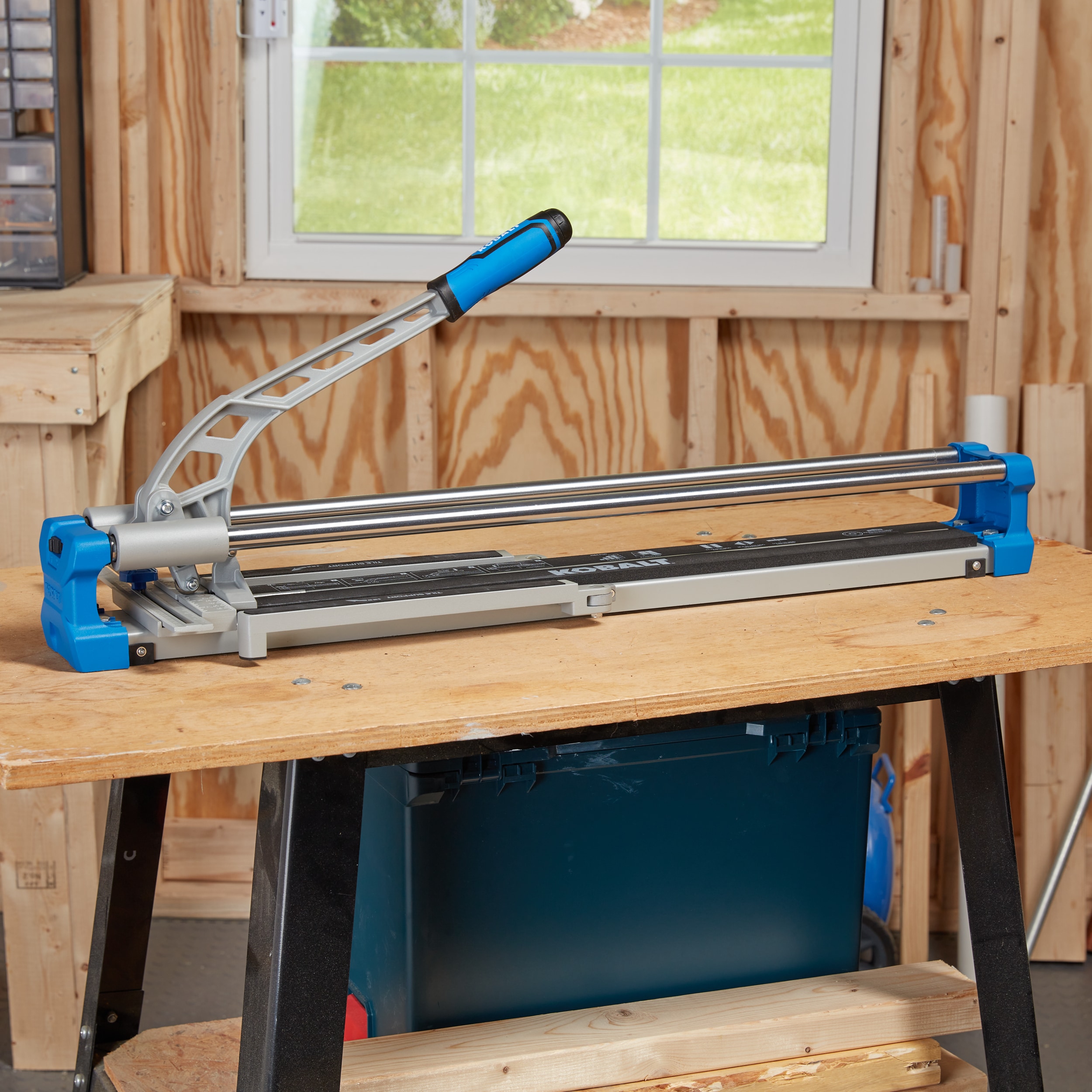 Kobalt 24-in Ceramic Tile Cutter Kit in the Tile Cutters department at