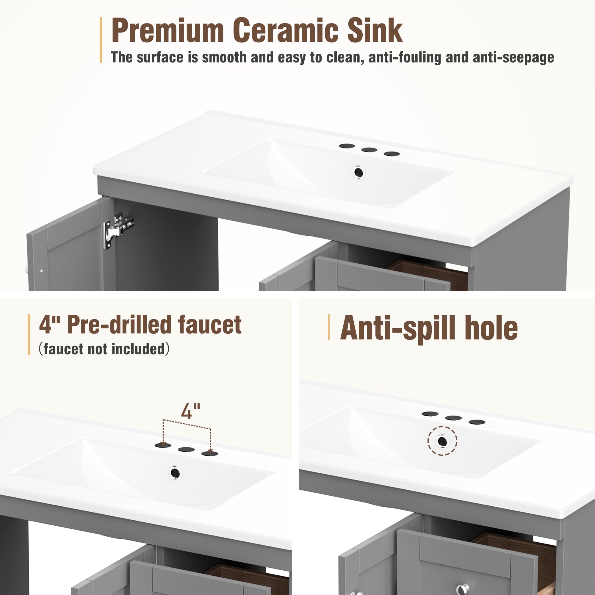 LOVMOR SF-X-N729P000010E Vanity-Tops - View #5