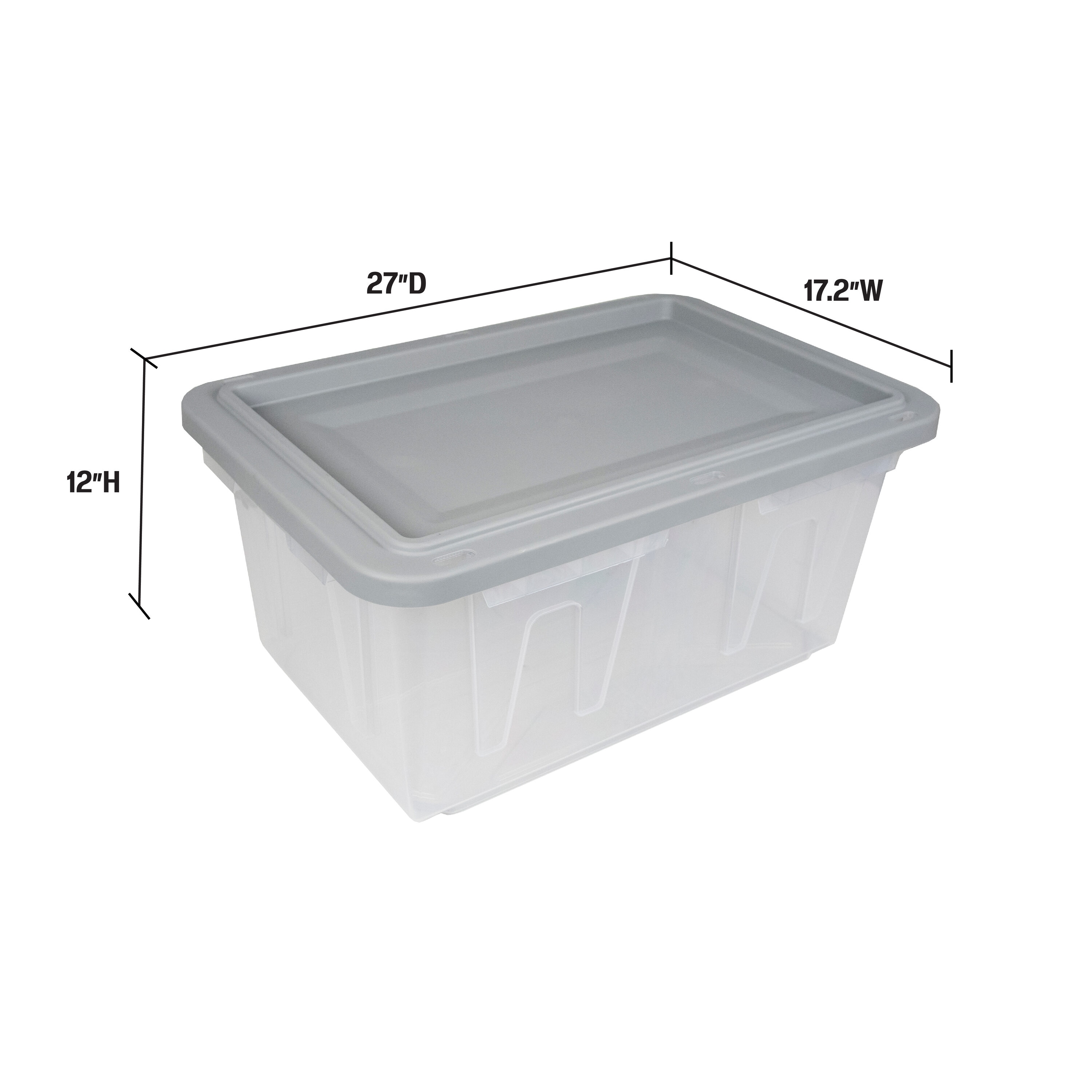 Project Source 3.75 Gal (15 Qt) Latched Storage Bin - Product