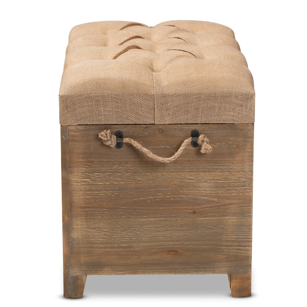 Baxton Studio 162-10561-LW Indoor-Ottomans - View #6
