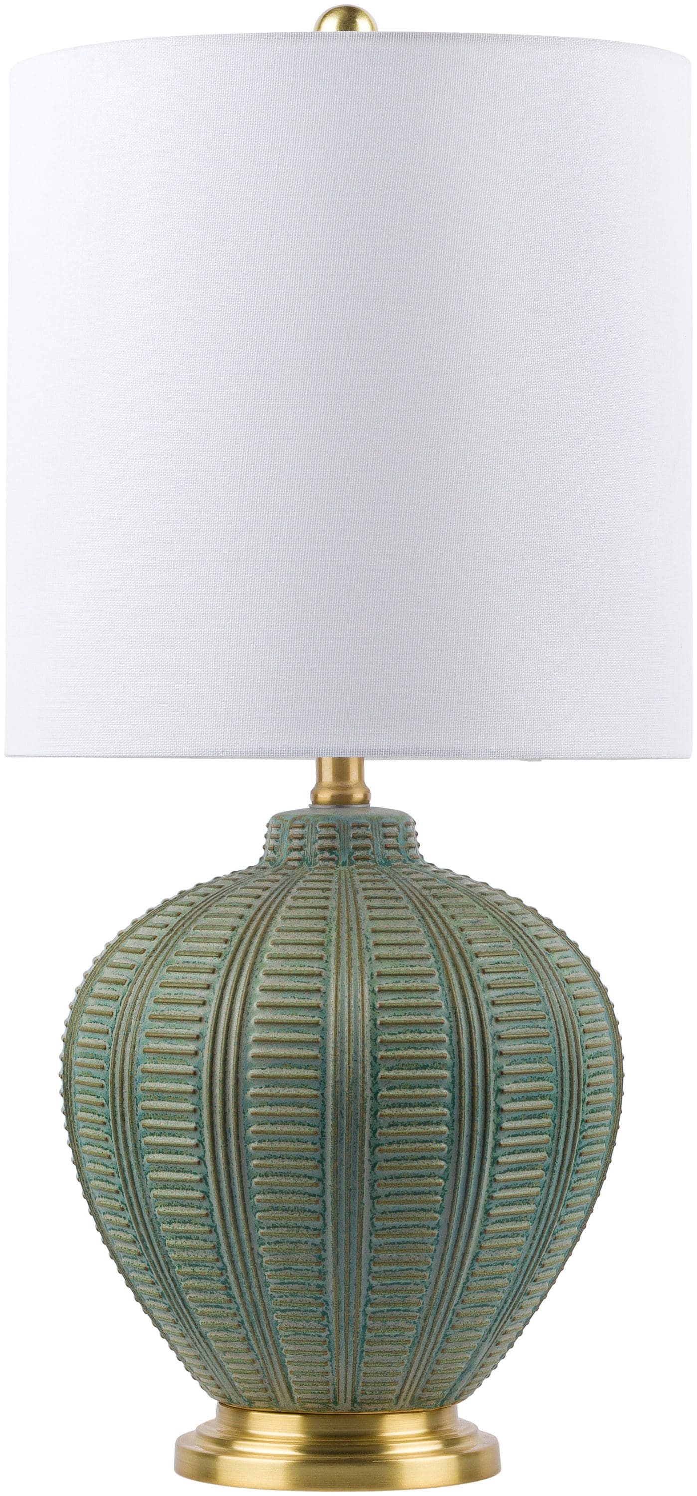 dark green bedside lamps