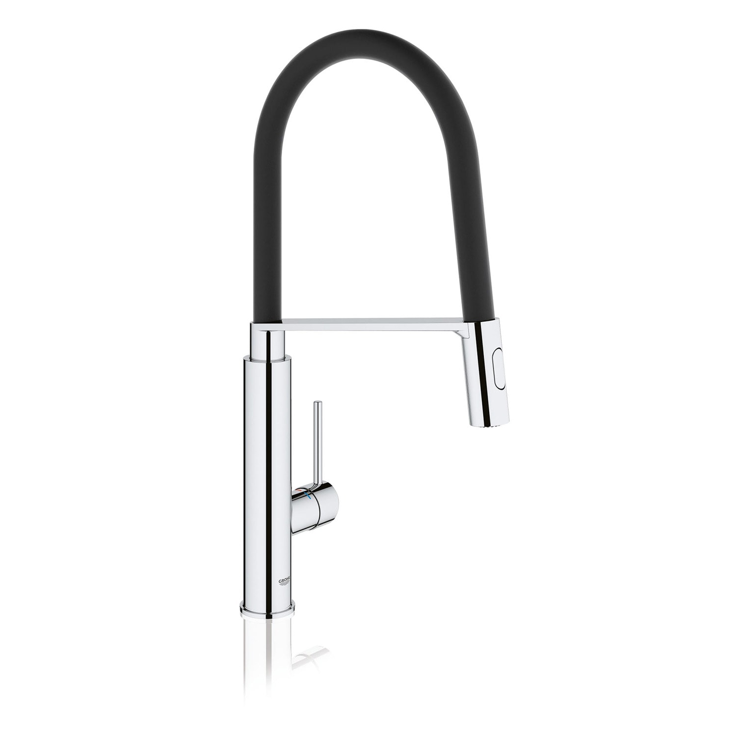 GROHE Concetto Starlight Chrome Single Handle Pre Rinse Kitchen Faucet   65885146 