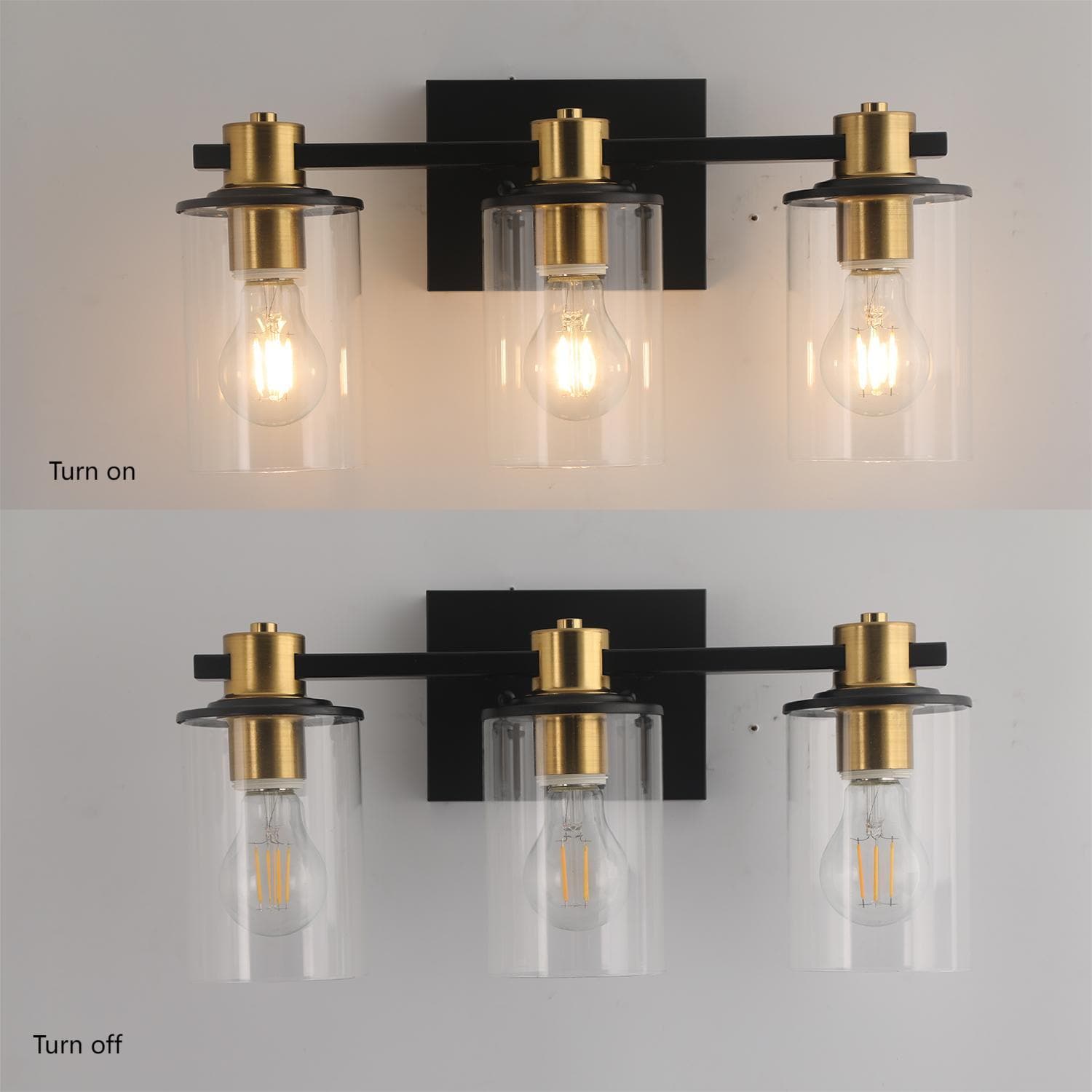 Black and Gold 6-Light Sputnik Chandelier