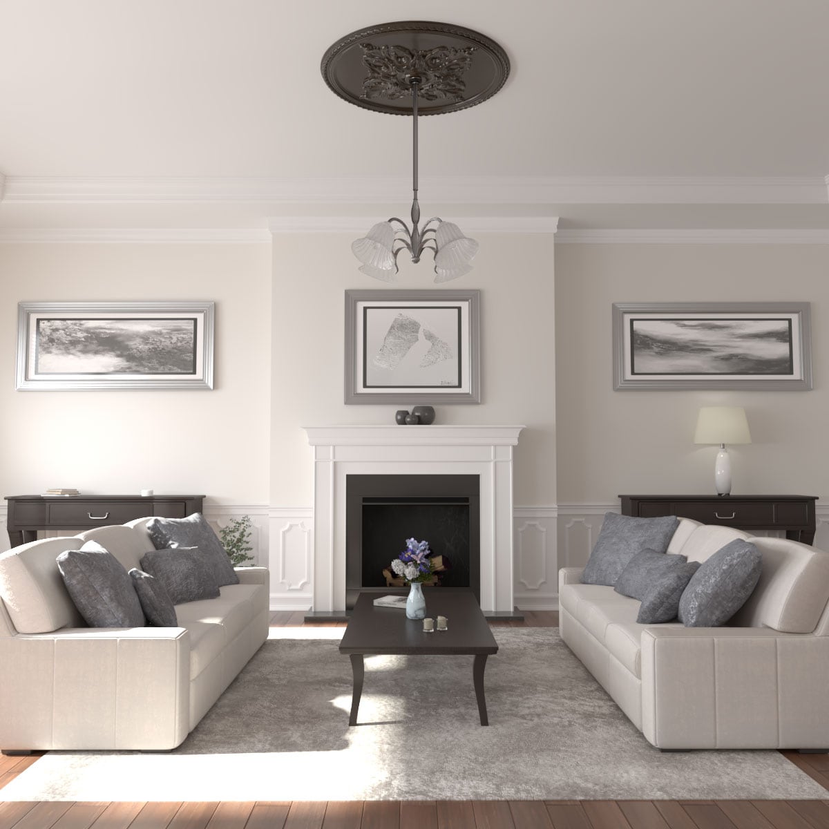 Ekena Millwork CM54MIBZS Ceiling-Medallions - View #4