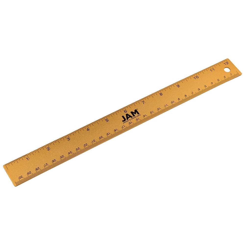 6 Pieces Large Stainless Steel Ruler Metal Yard Stick Rule Measuring 1  Meter 40 Inch/ 100 cm 24 Inch/ 60 cm Measure Straight Edge (40 Inch)