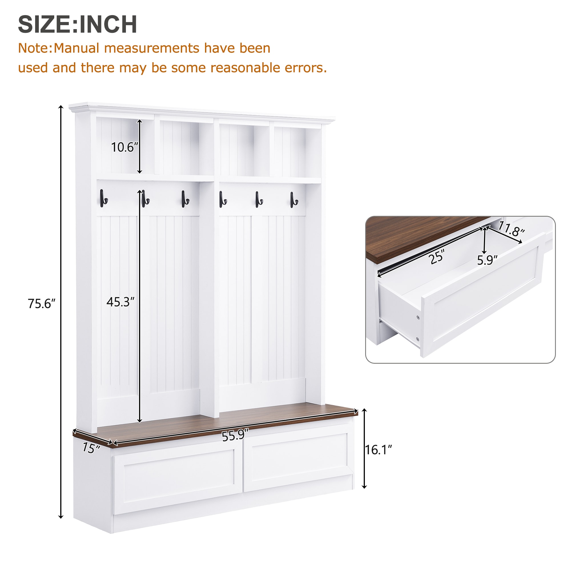 Bybafun YA2500150 Hall-Trees - View #5