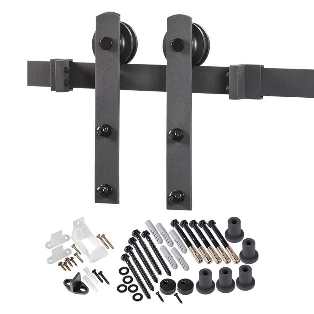 RELIABILT Matte Black Barn Door Kit At Lowes.com