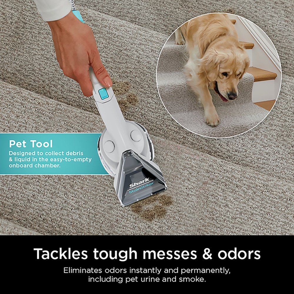 Carpet Cleaner Machine 10.5Kpa Strong Suction, 400W Powerful Motor,  Portable Upholstery Cleaner with Spot & Stain Remover for Pet Accident,  Rugs