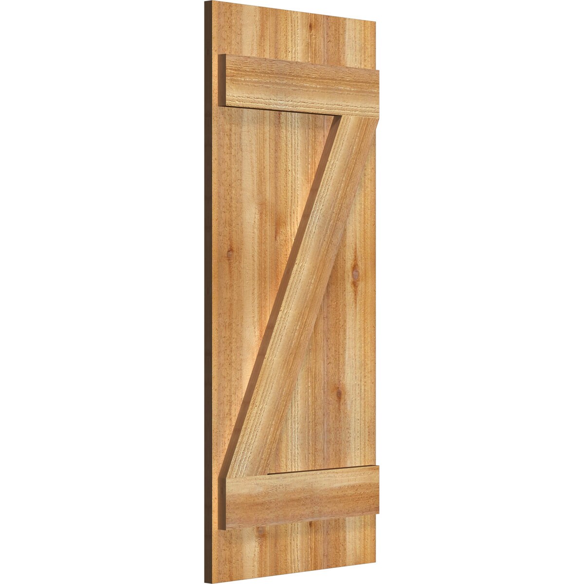 Ekena Millwork RBJ06Z16X038RWR Exterior-Shutters - View #2