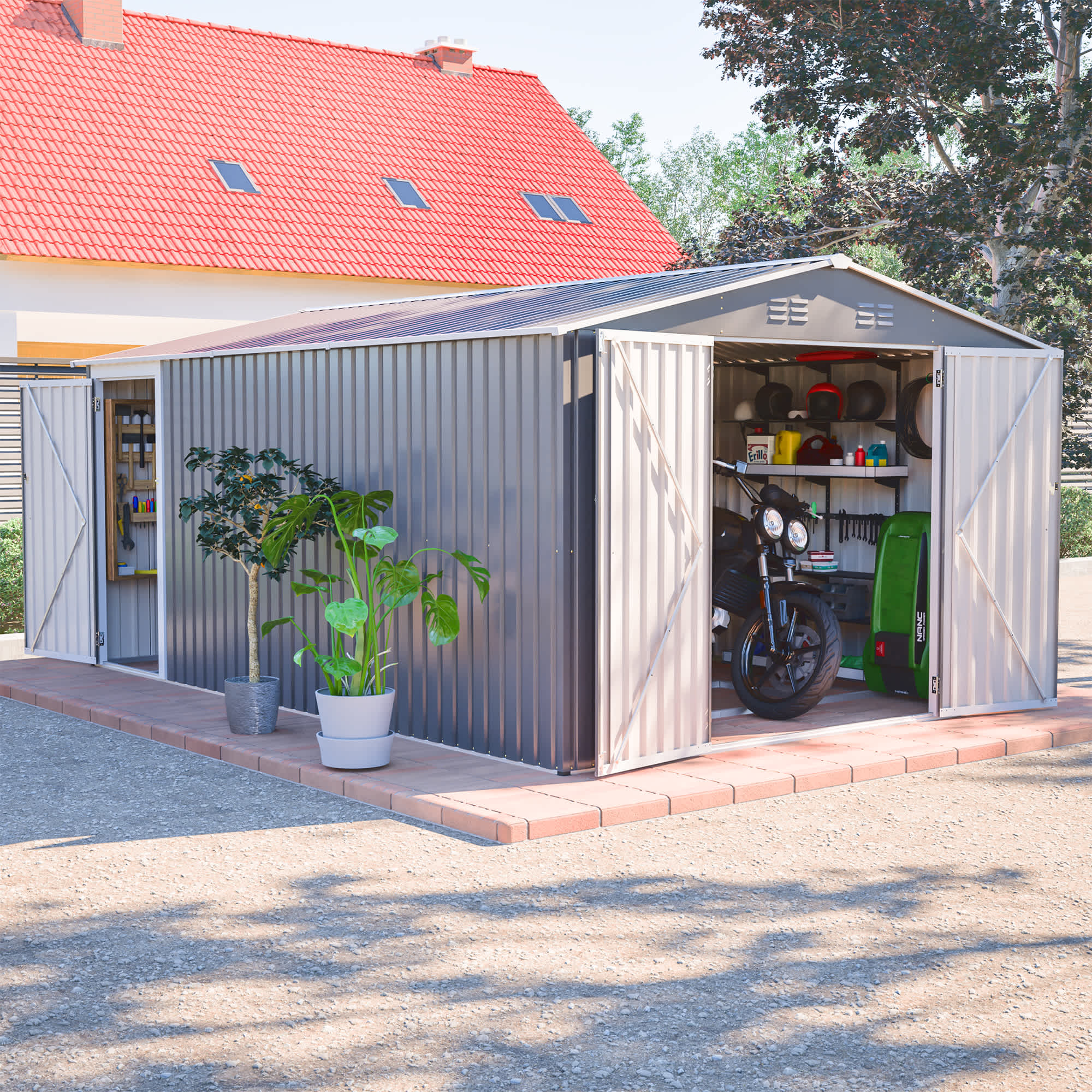 Vynxaria LESX1231-DJGJF-STD14 Metal-Storage-Buildings-Sheds - View #4