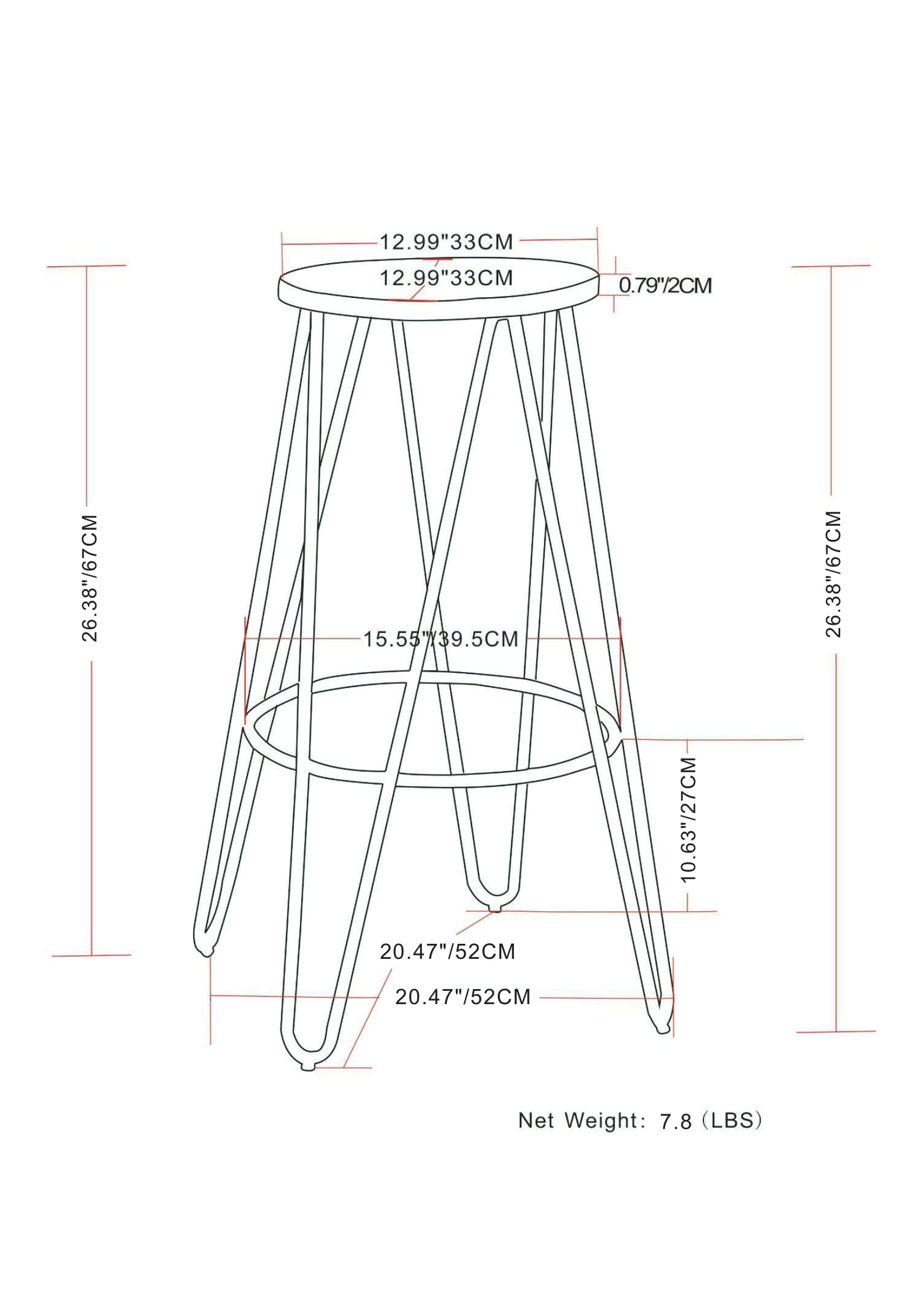 Simpli Home AXCSIM-26 stools - View #9