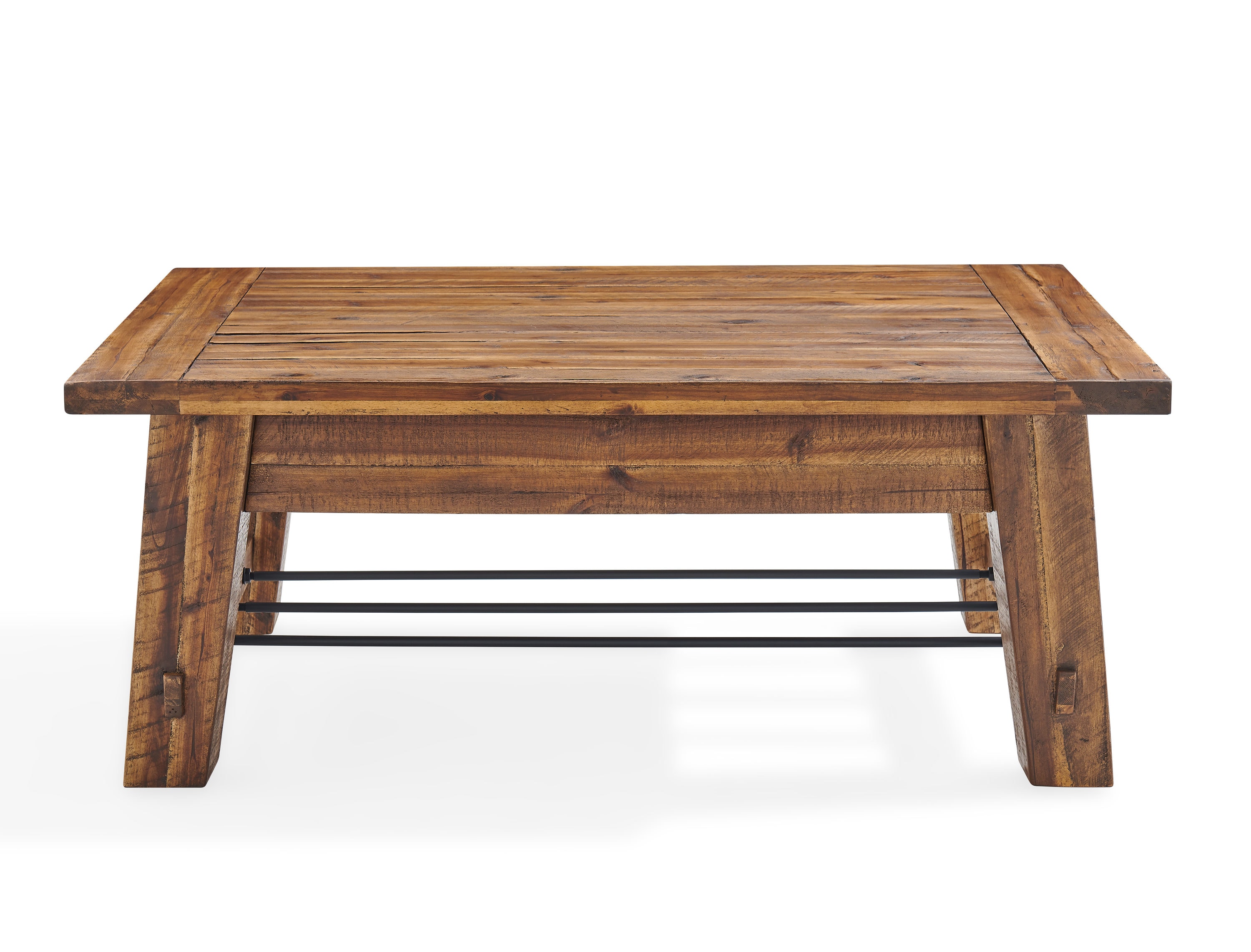 Alaterre Furniture Durango Brown Acacia Wood Casual Coffee Table at ...