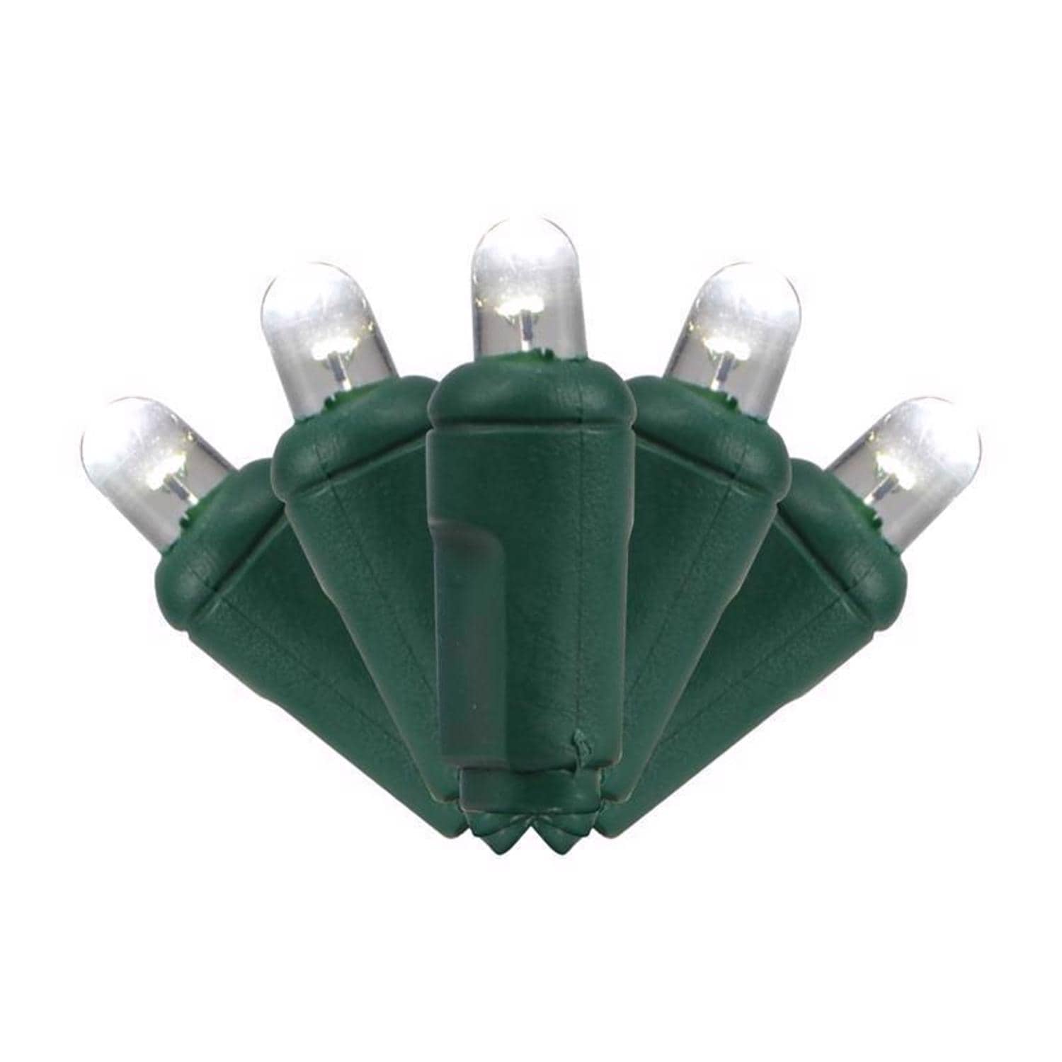 Celebrations - Platinum LED Mini Pure White 50 ct String Christmas Lights 25 ft.