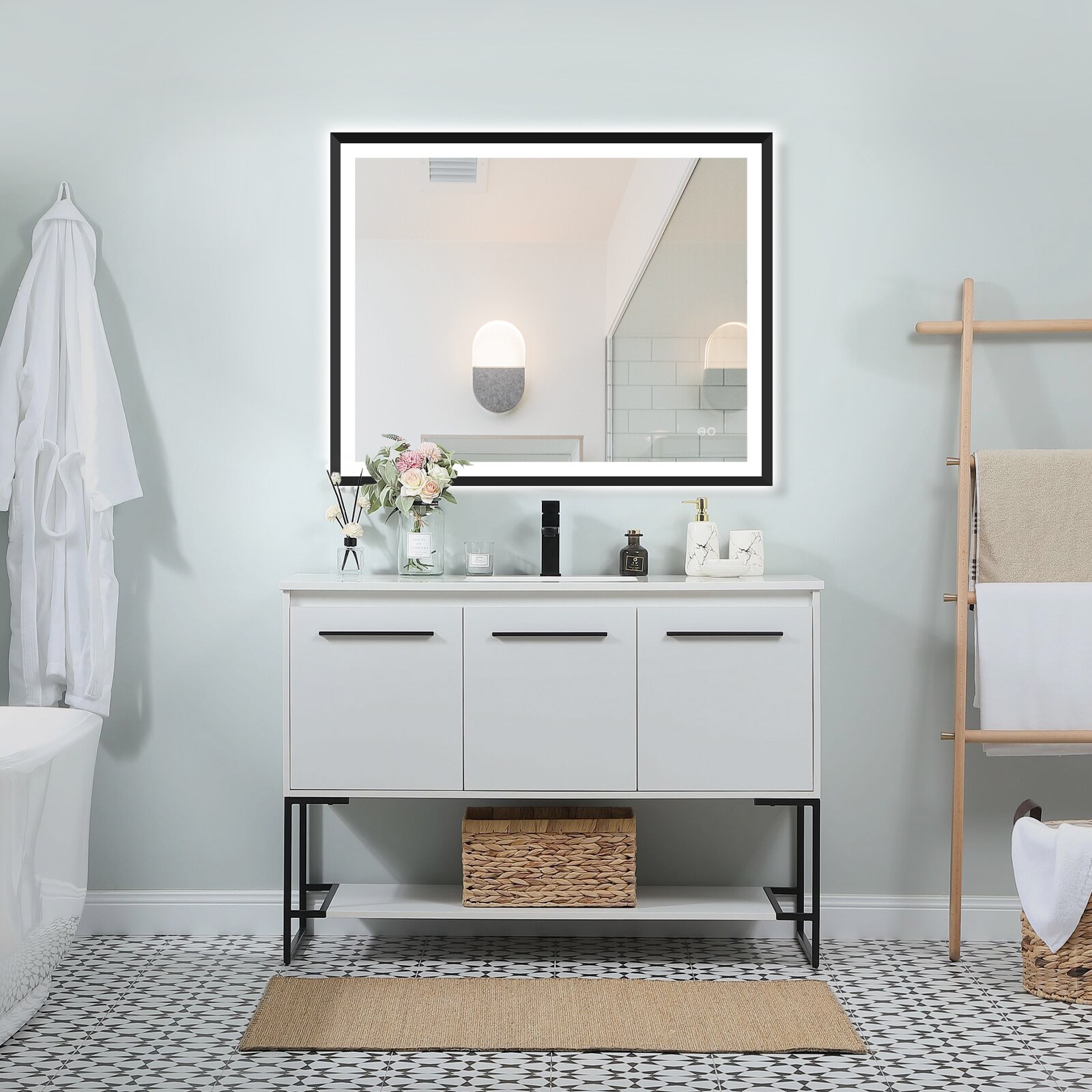Forclover MRW-6F4032MB Framed-Bath-Mirrors - View #18