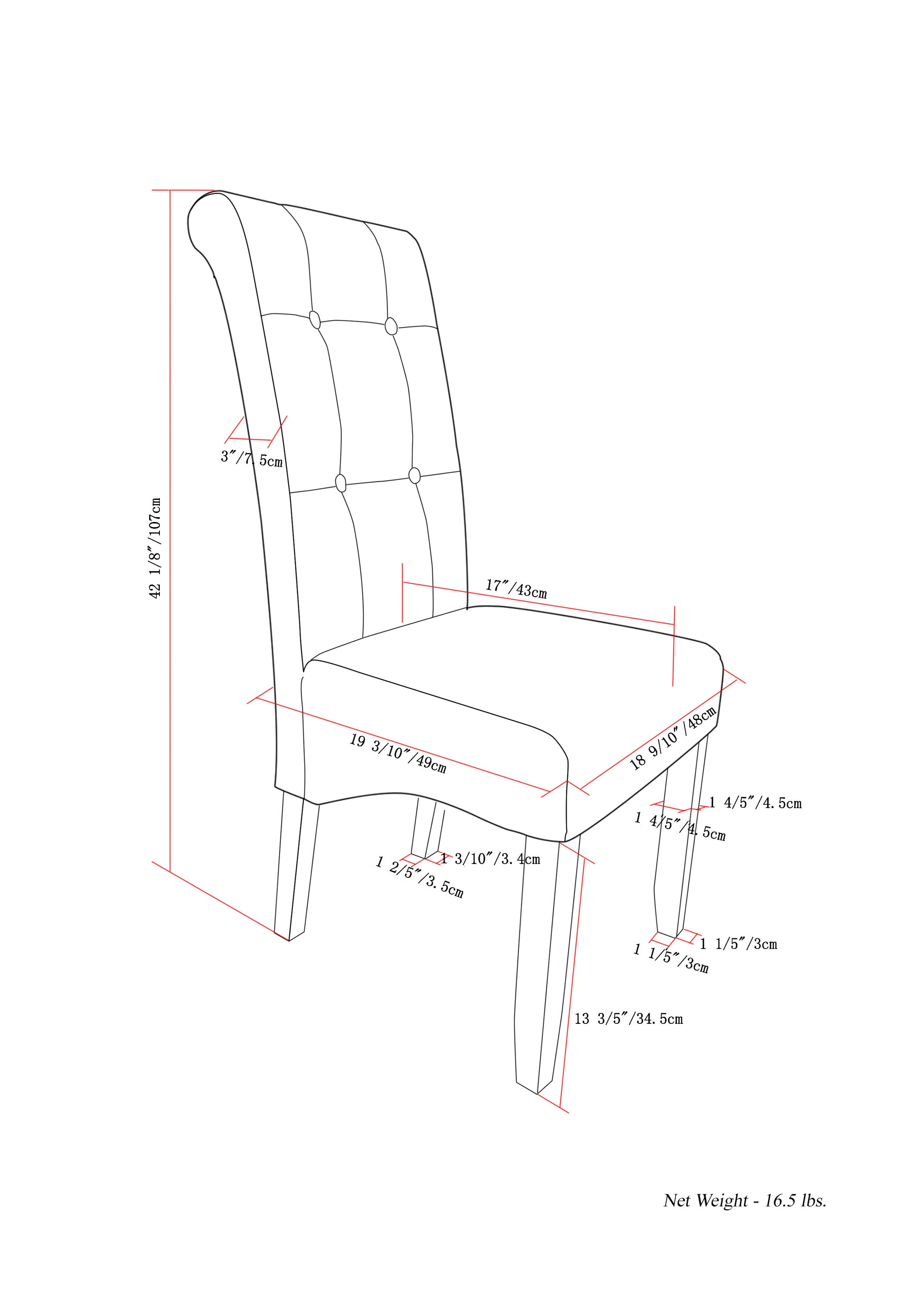Simpli Home WS5109-4 Dining-Chairs - View #11