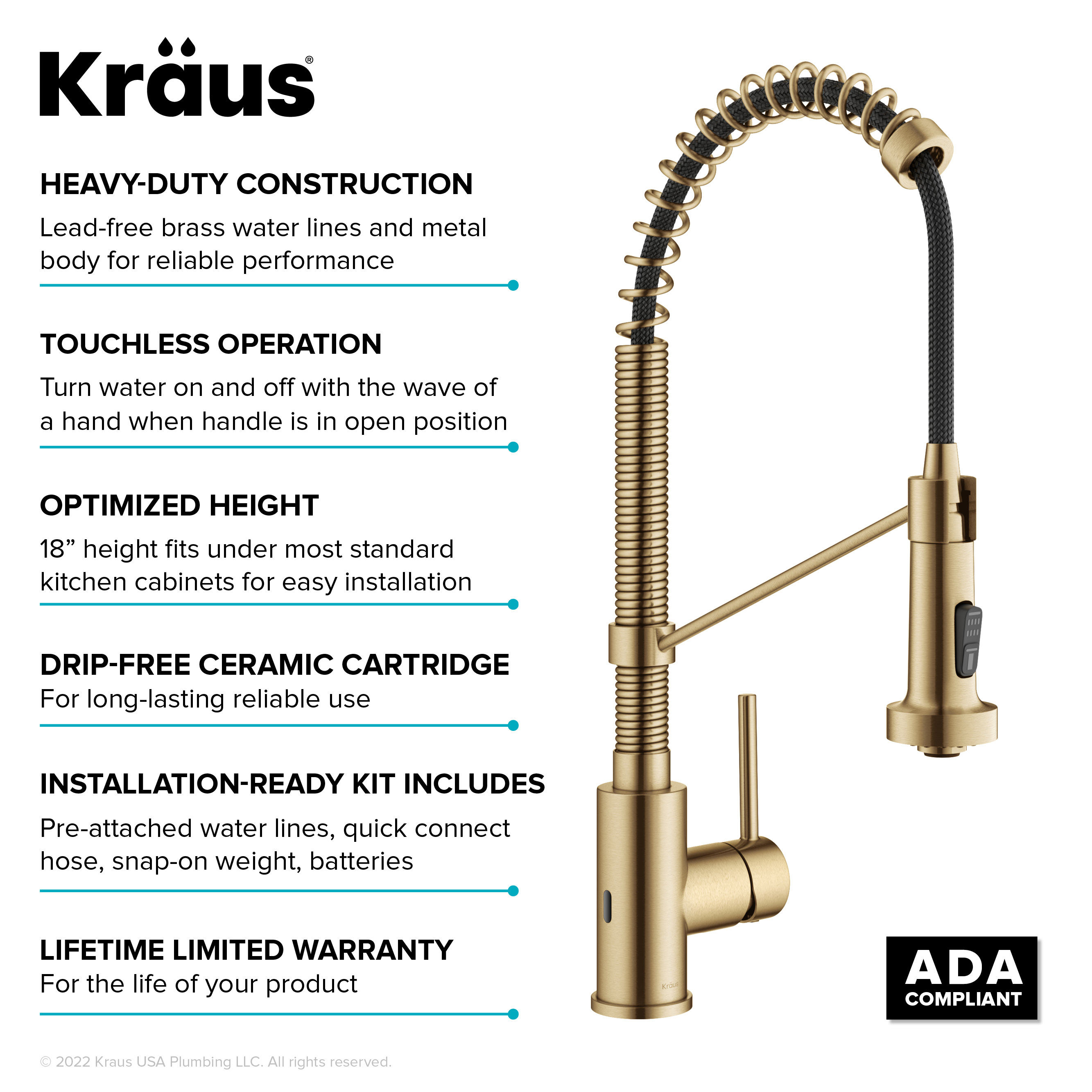 Kraus KSF-1610BB Kitchen-Faucets - View #12