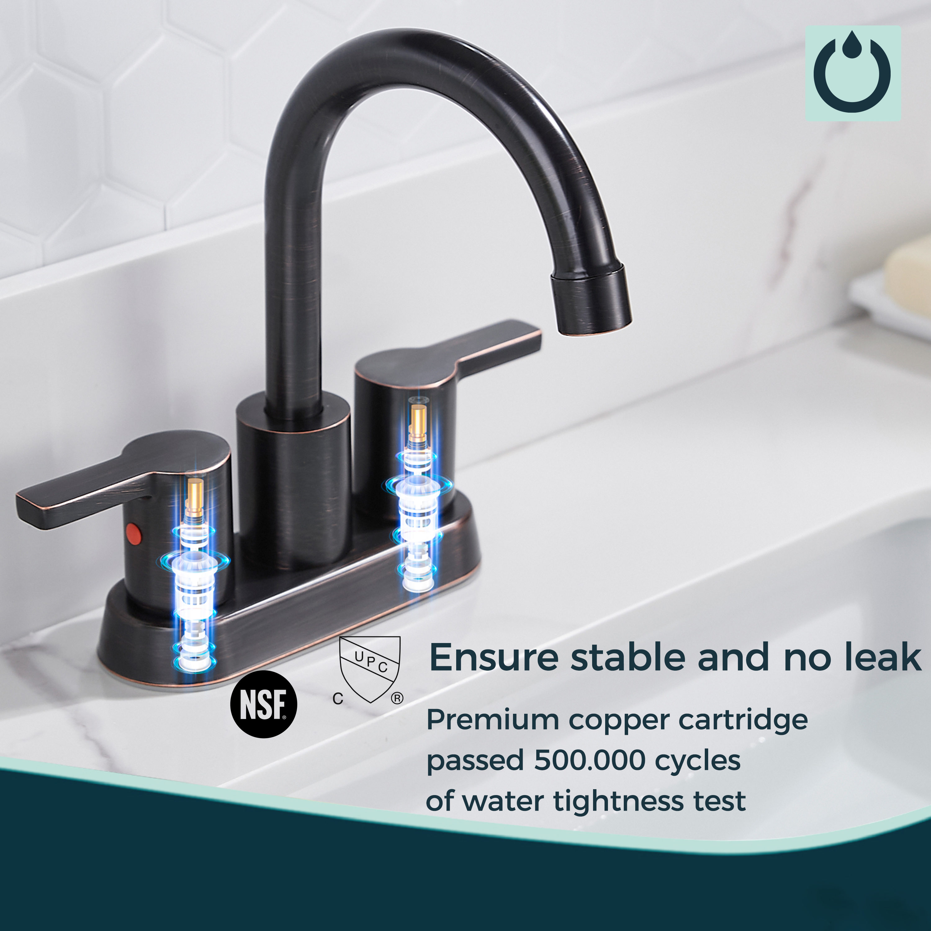 FORIOUS LL0307ORB Lavatory-Faucets - View #4