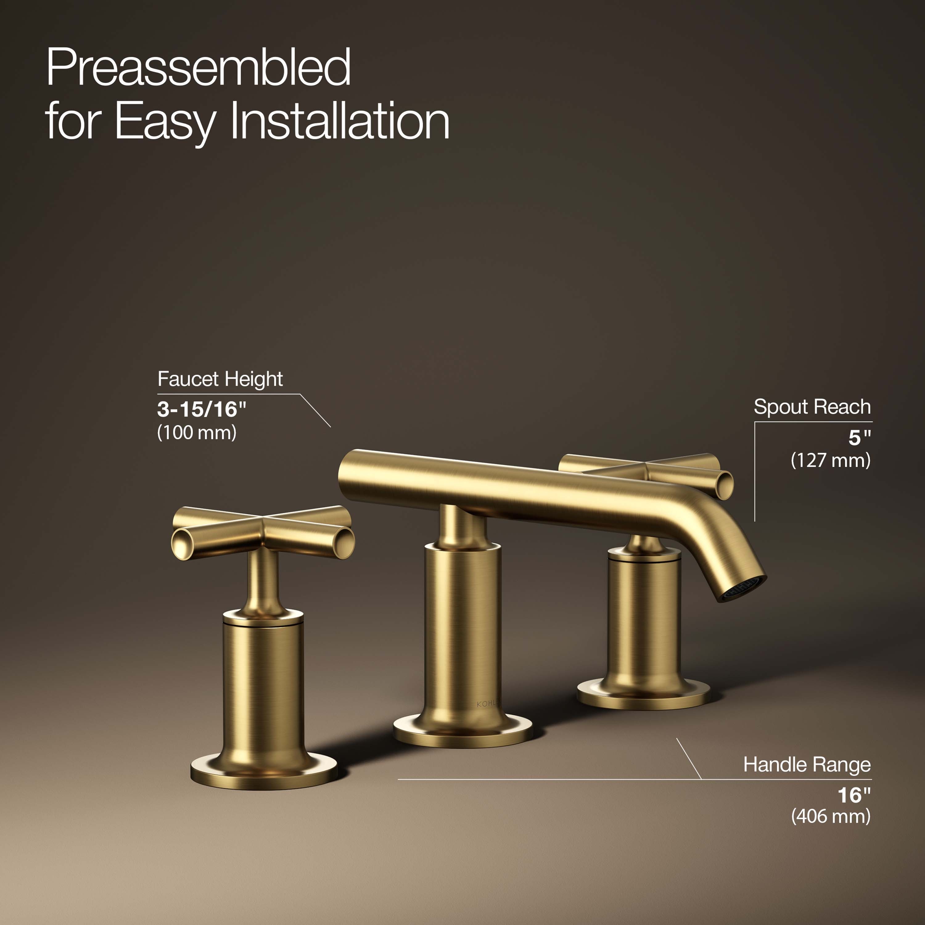 KOHLER K-14410-3-2MB Lavatory-Faucets - View #4