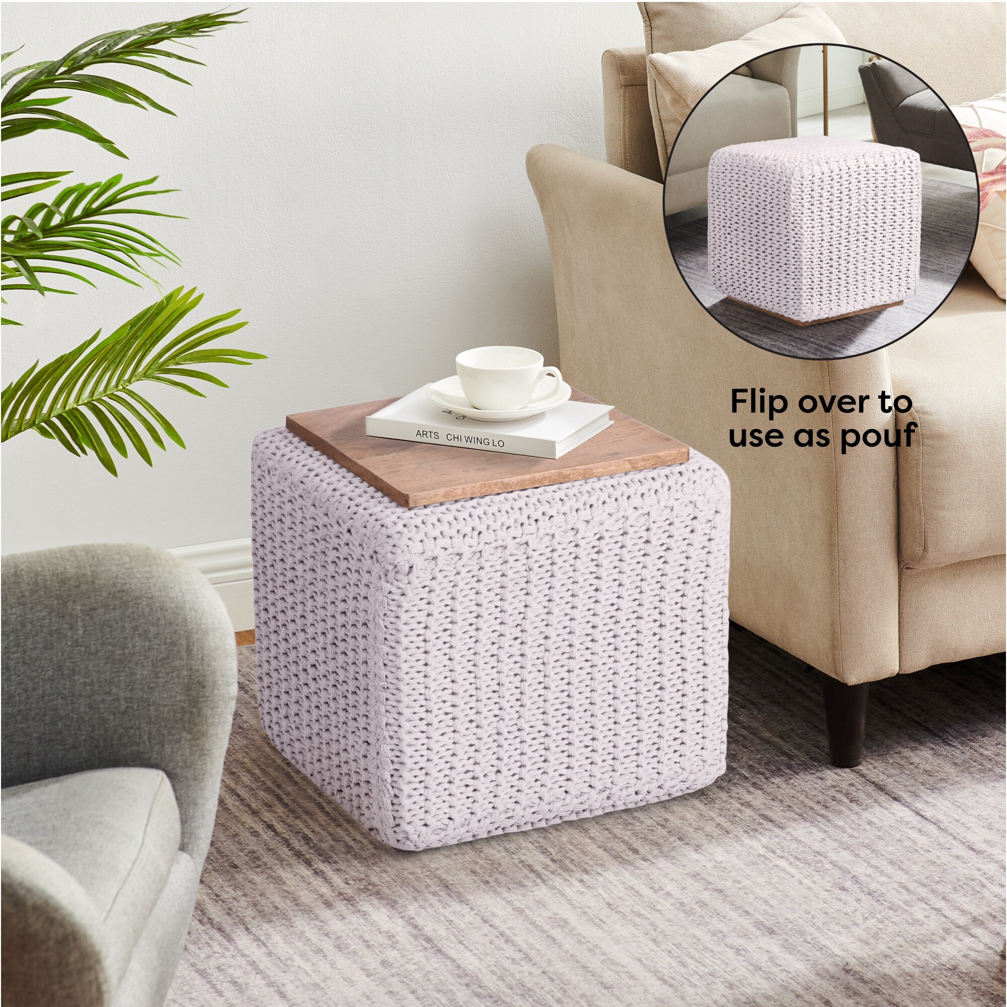 Loft Lyfe LPF412-21WE-LS Indoor-Ottomans - View #2
