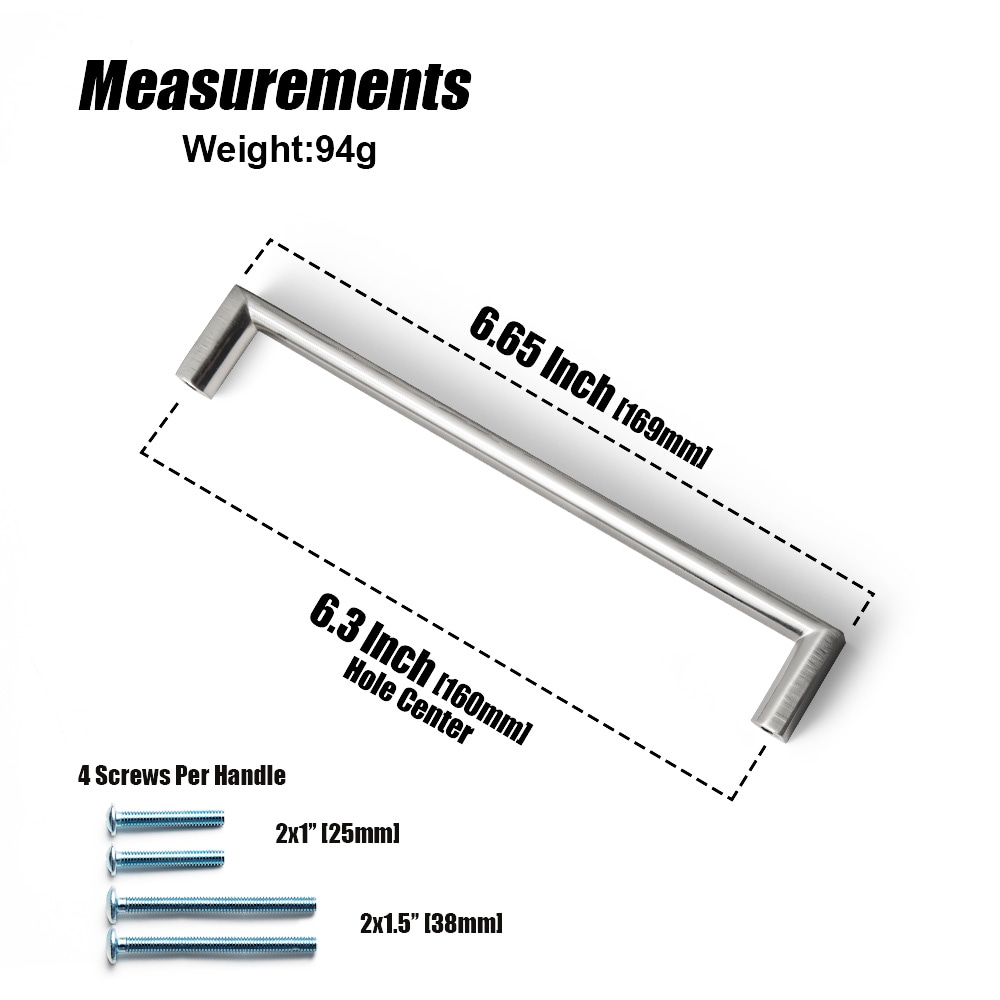 Miaokesen 1022LN-160 Cabinet-Pulls - View #2