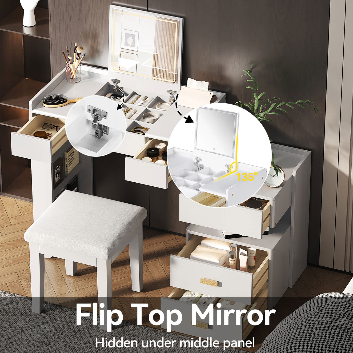 Choco Moon 5392265546986 Bedroom-Vanities - View #8