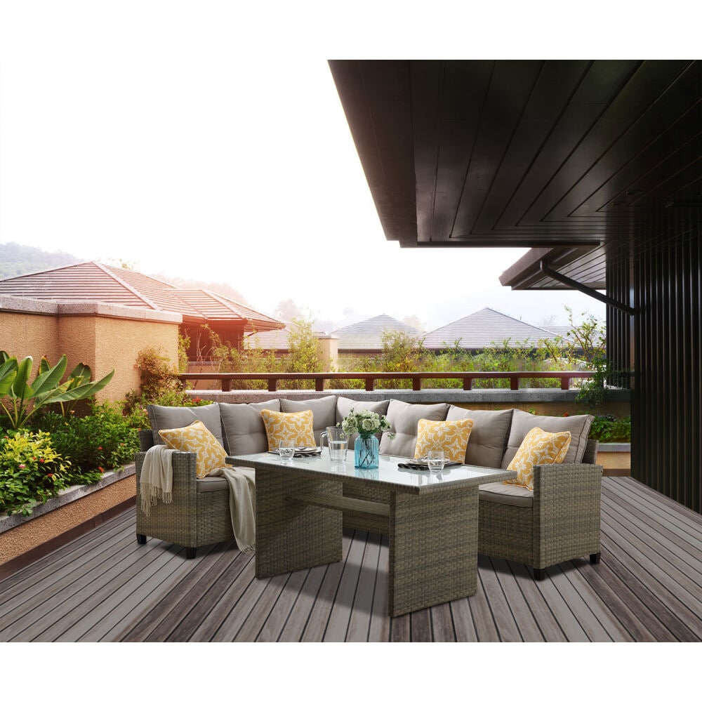 Mod Furniture AML3PC-GRY Patio-Conversation-Sets - View #9