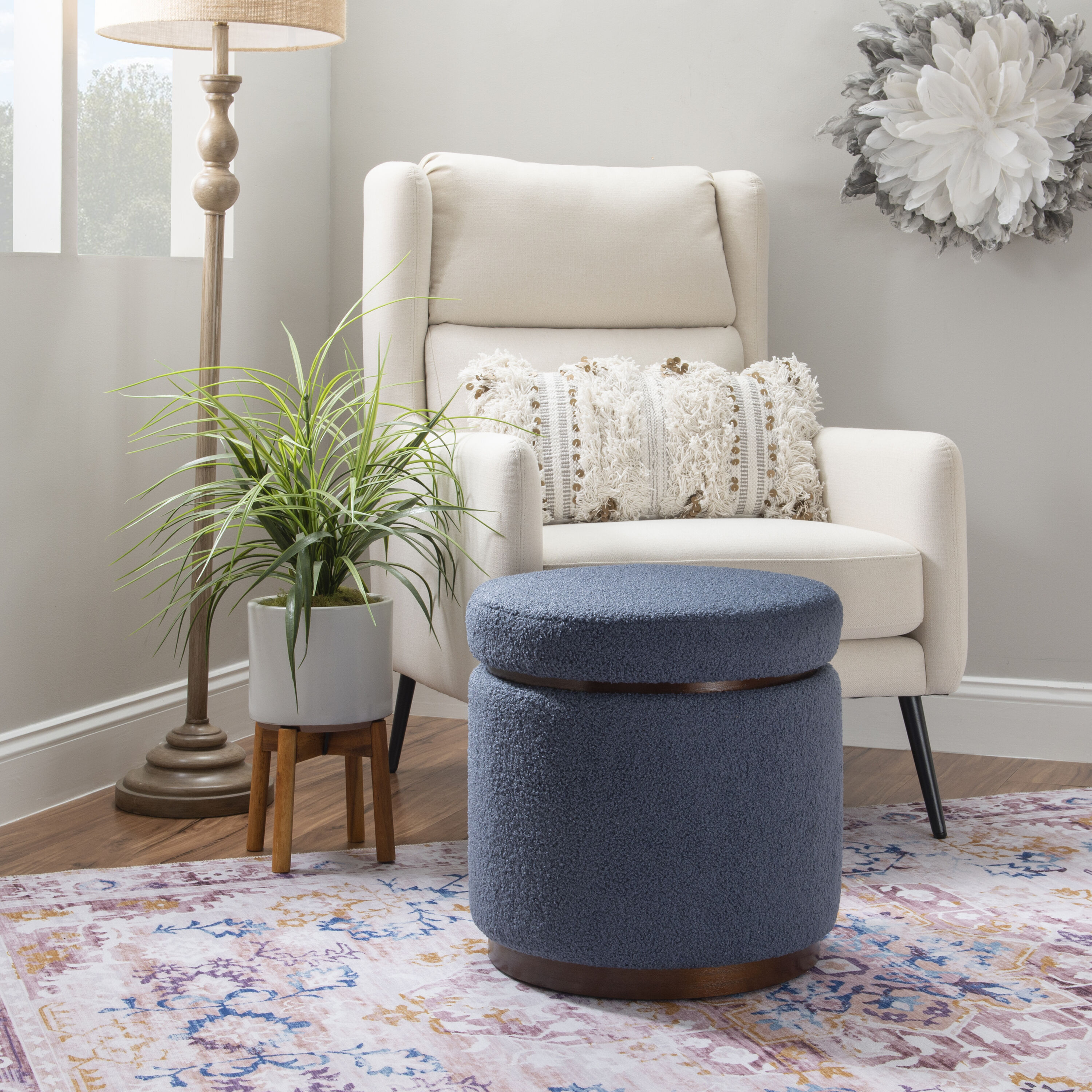 Linon LOWES1746 Indoor-Ottomans - View #4