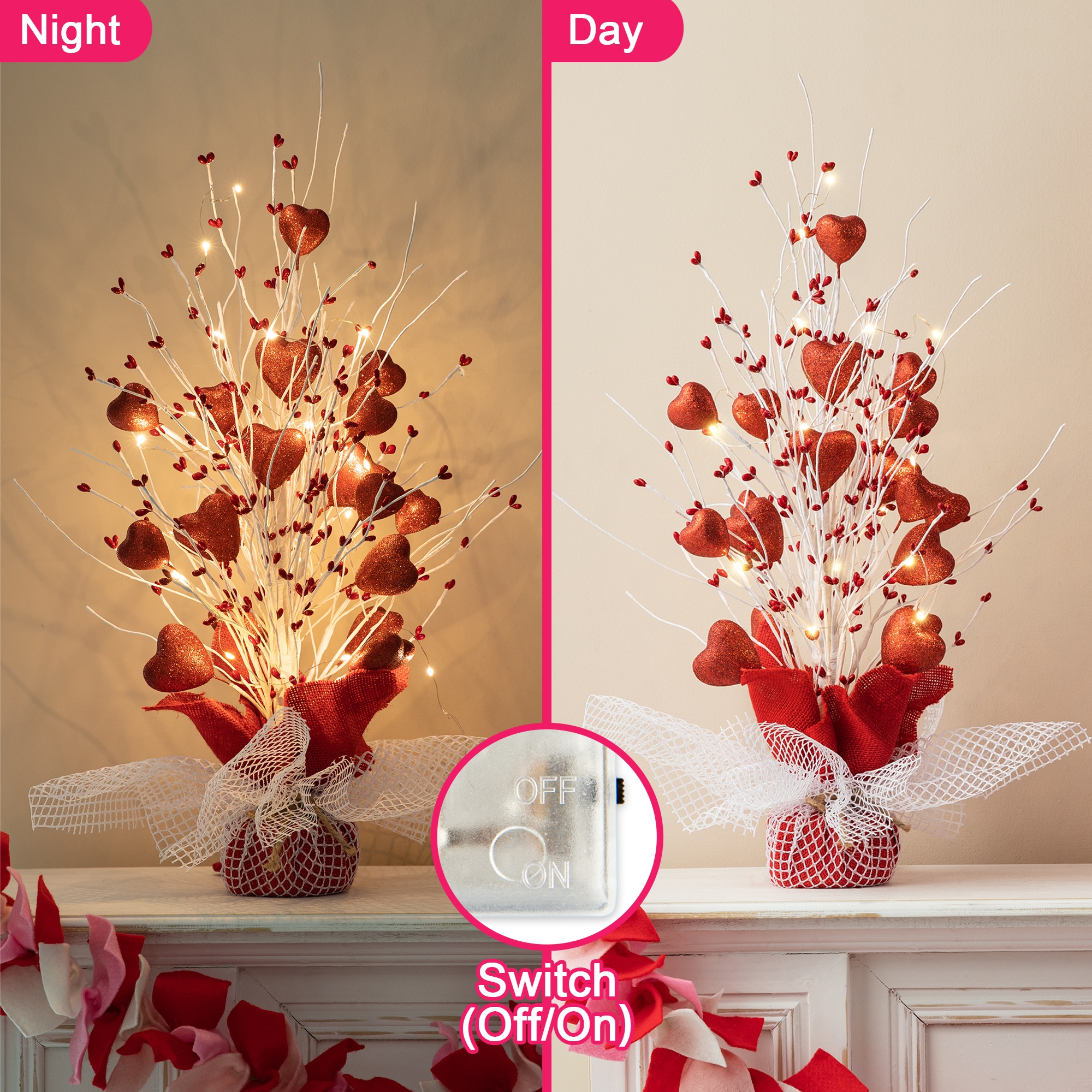 Glitzhome 2032100007 Indoor-Spring-Decorations - View #6