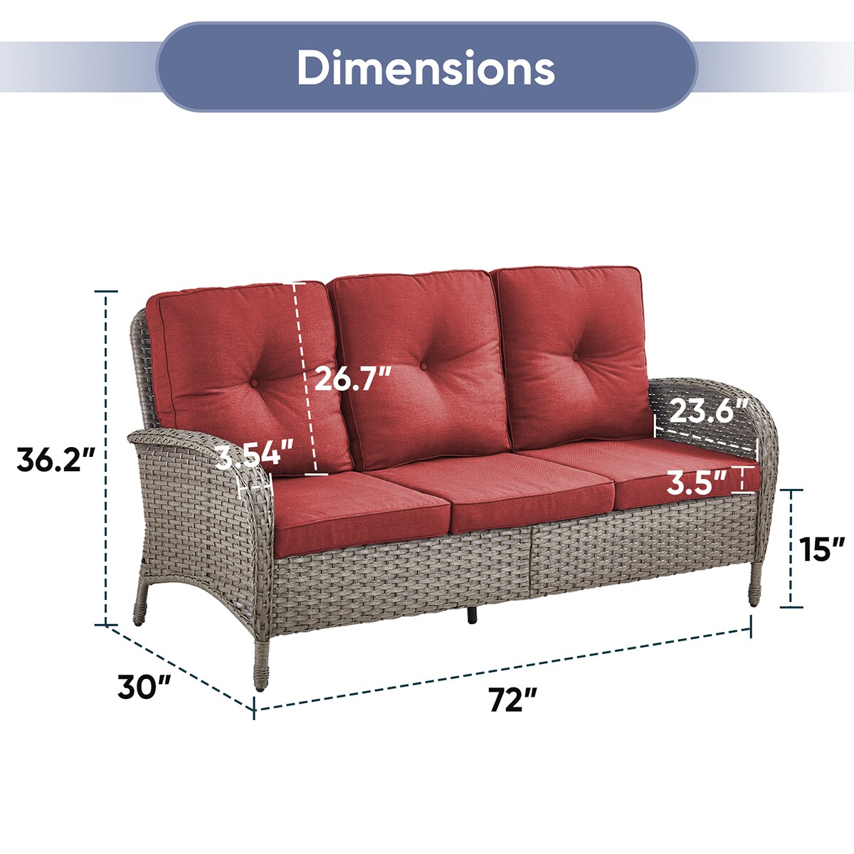 Rilyson FSKWGY13-5 Patio-Sofas-Daybeds - View #6