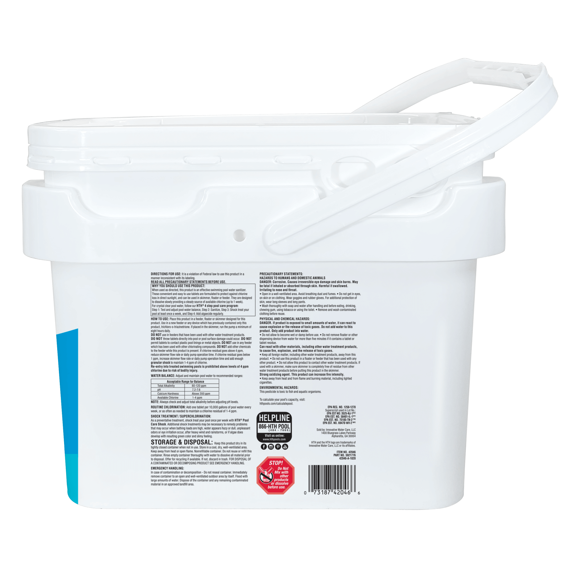 HTH 42055 Chlorinating-Tabs - View #2