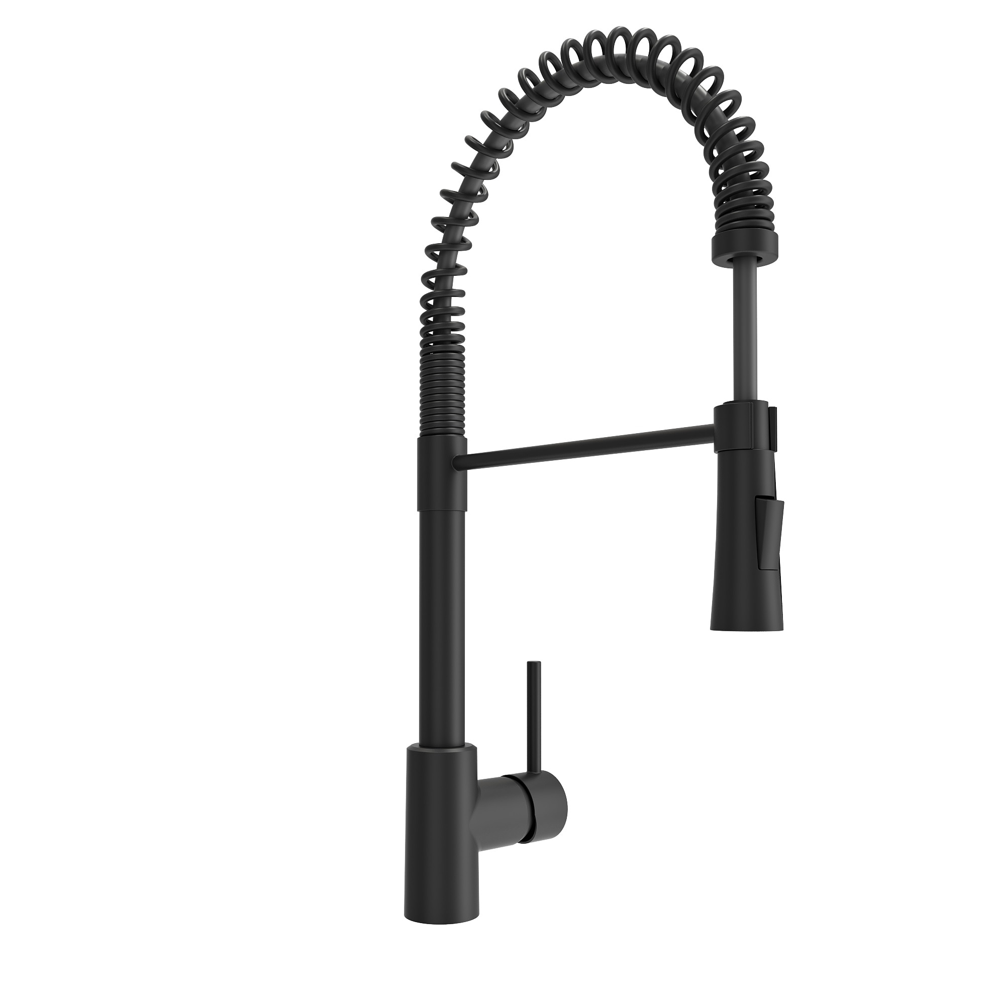 BOCCHI Livenza Matte Black Single Handle Pull-down Kitchen Faucet with ...