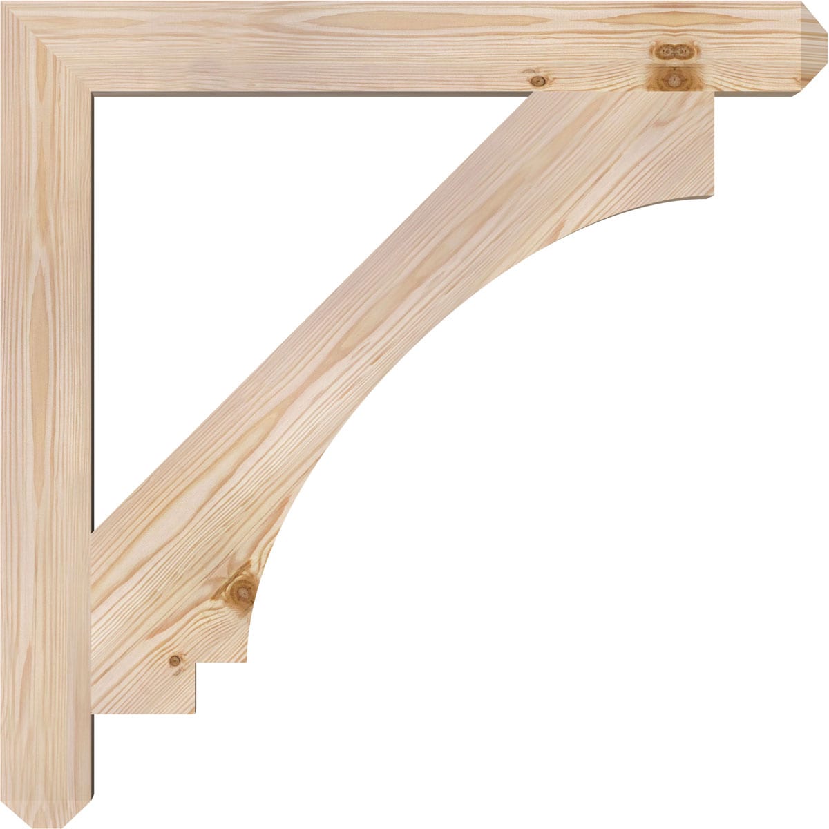 Ekena Millwork BKT04X32X32IMP04SDF Exterior-Brackets-Braces - View #3