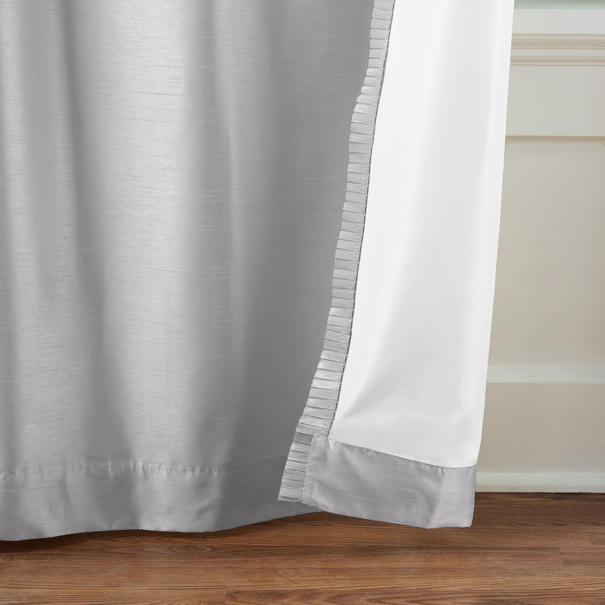 Elrene Home Fashions 84-in Gray Blackout Standard Lined Rod Pocket