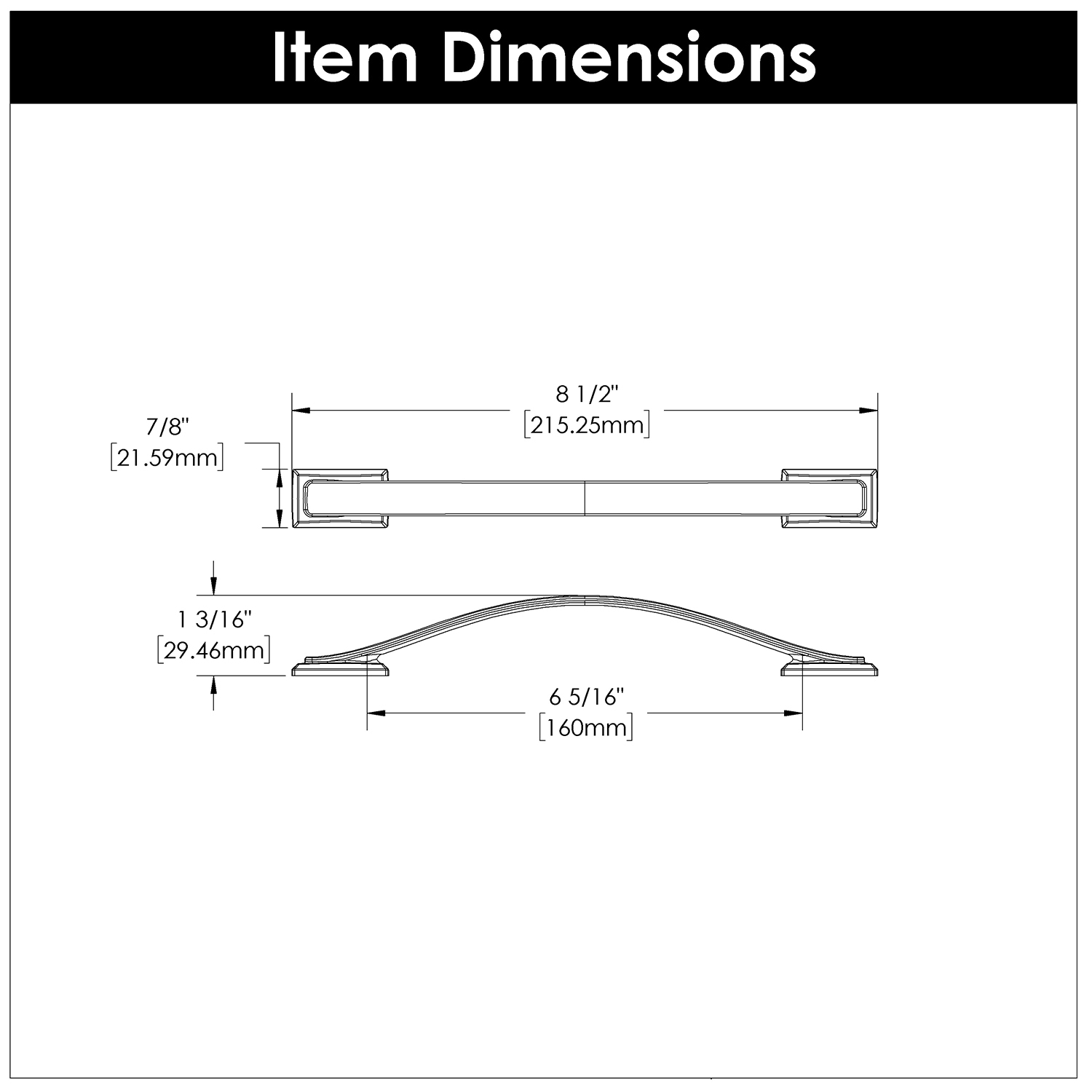 Hickory Hardware H078773BGB-5B Cabinet-Pulls - View #4